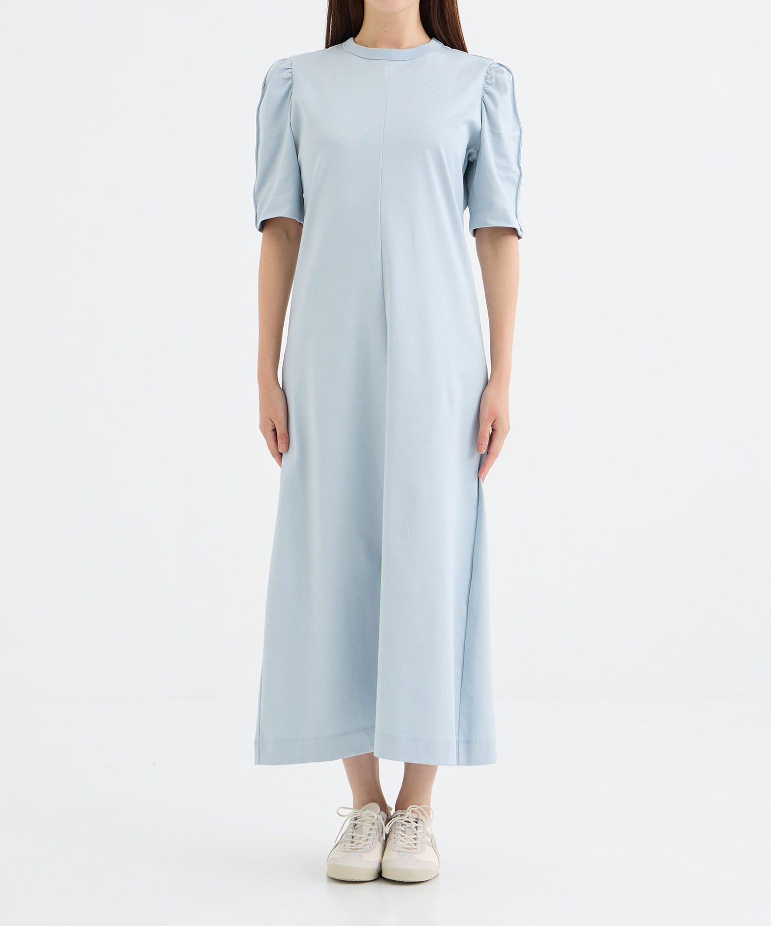 別注 PUFF SLEEVE MIDI ONE-PIECE CINOH