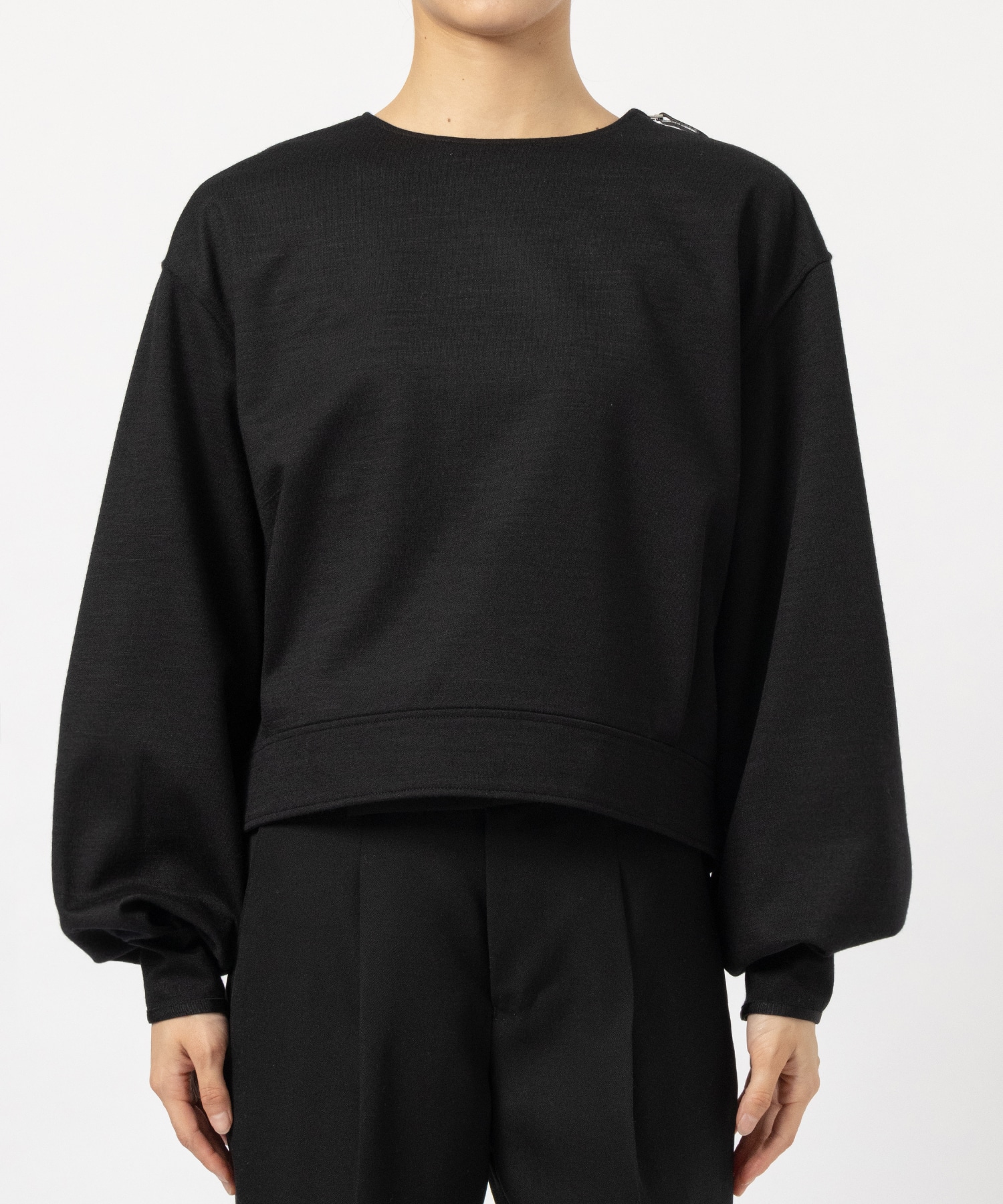 THE SIDE ZIP PULLOVER SHORT T-SHIRT L/S THE RERACS