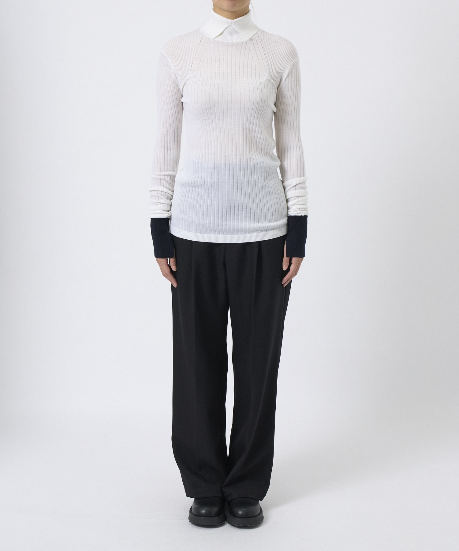 別注 TURTLE NECK TIGHT KNIT CINOH