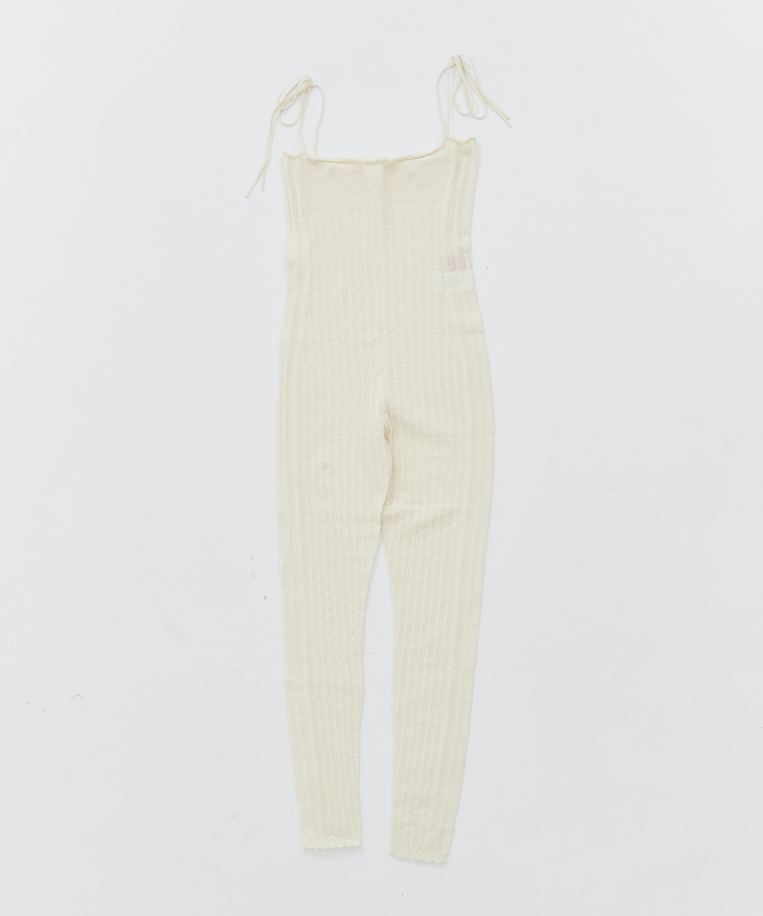 LACE KNIT JUMPSUIT FETICO