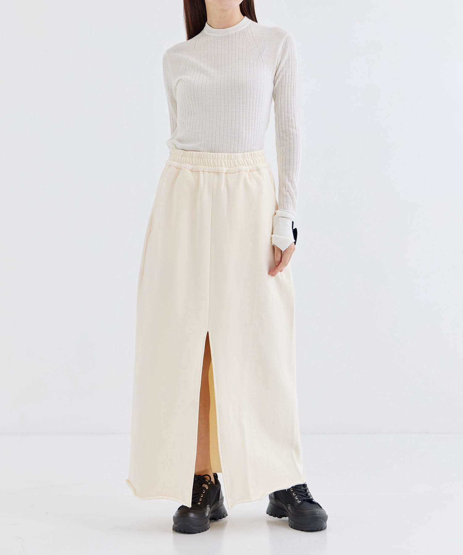 KATHLEEN FRONT SLIT SKIRT COGTHEBIGSMOKE