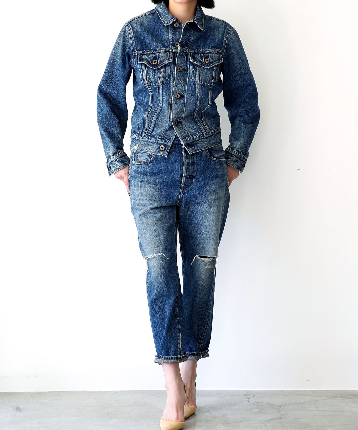 美品　マディソンブルー　PARQS別注Gジャン　BOYS G JAC DENIM BOYS G JAC DENIM(1 BLUE): MADISONBLUE: WOMENS｜THE TOKYO ONLINE STORE