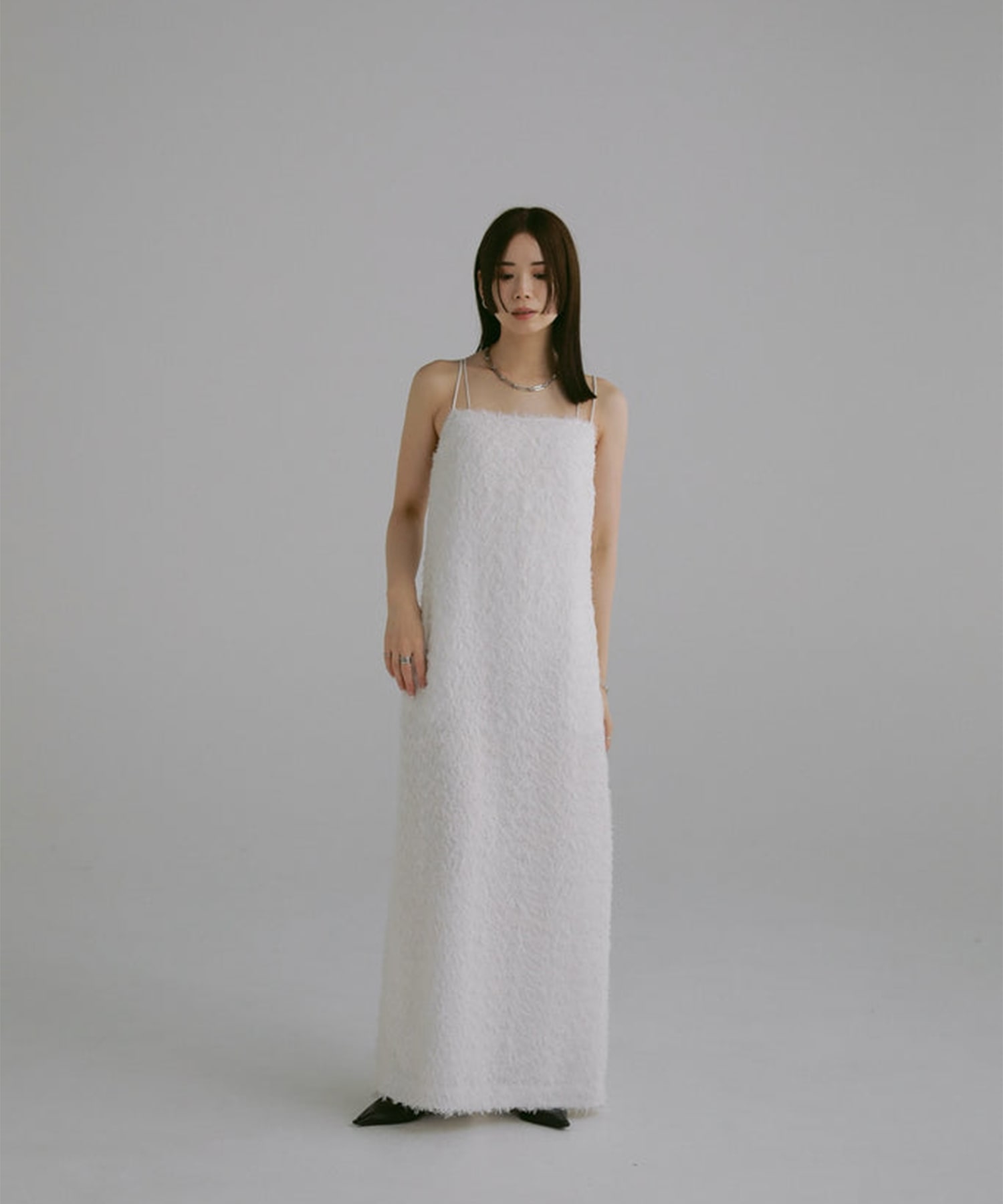 feather jacquard dress Louren