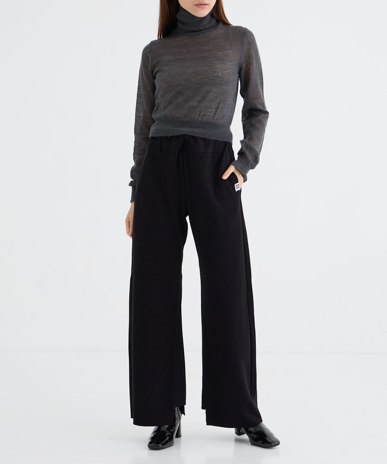 MOHAIR HI-NECK SWEATER JOHN LAWRENCE SULLIVAN