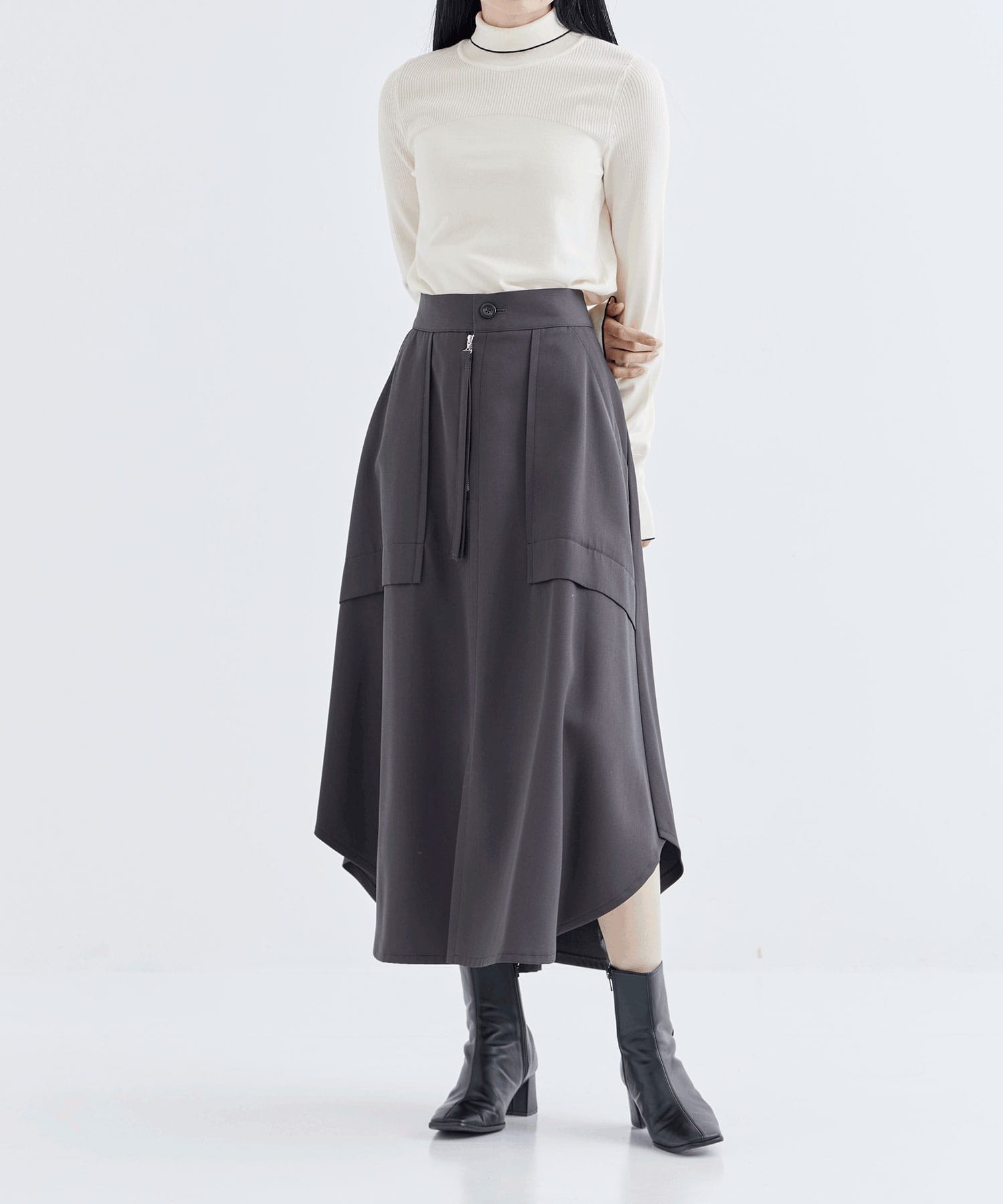 別注 2/70 T/W Impragnated Doeskin Skirt UJOH