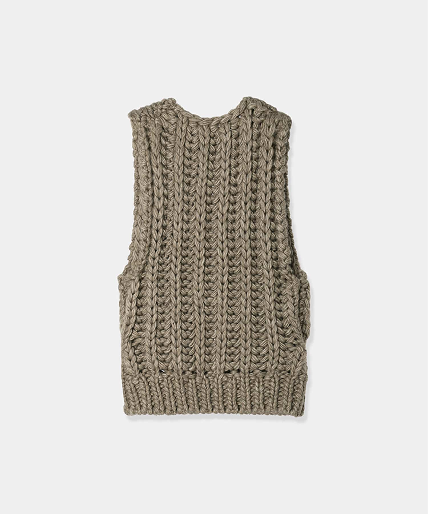 hand knit vest Louren