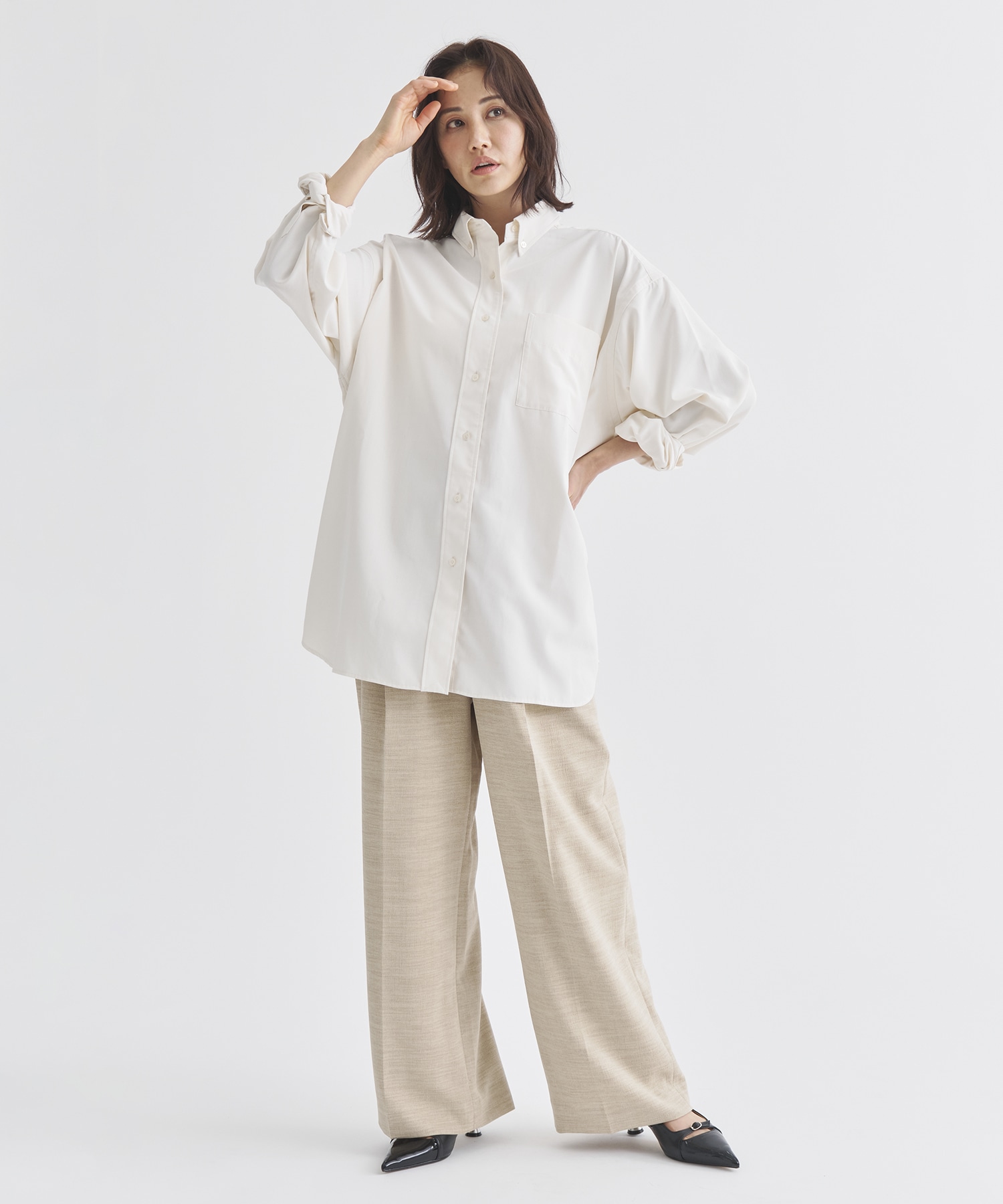 basic broadcloth shirt Louren