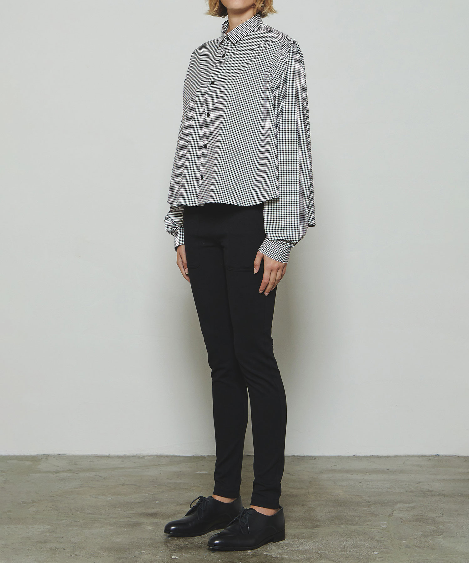 RERACS REGULAR COLLAR A-LINE SHIRT THE RERACS