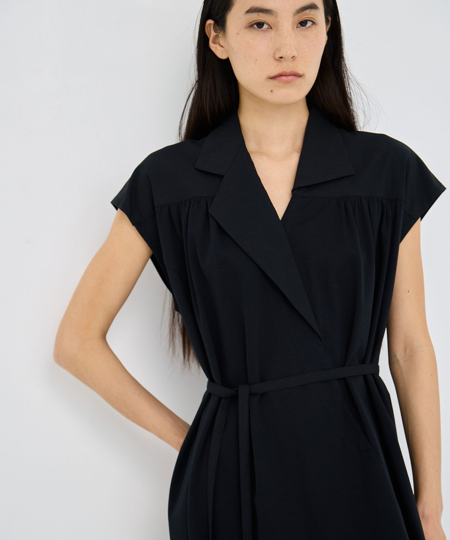 Silva combi tex jersey dress AKIRANAKA