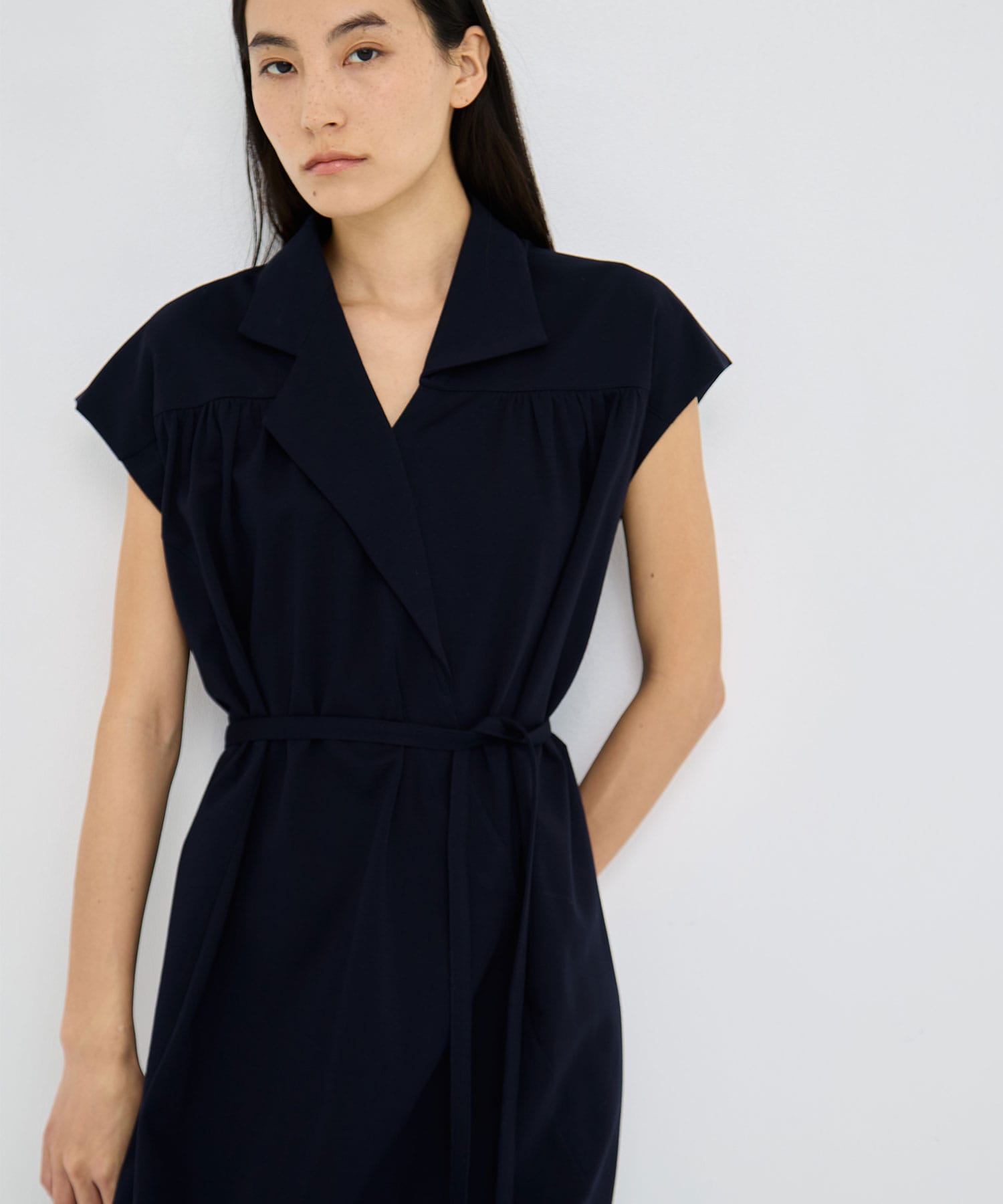 Silva combi tex jersey dress AKIRANAKA