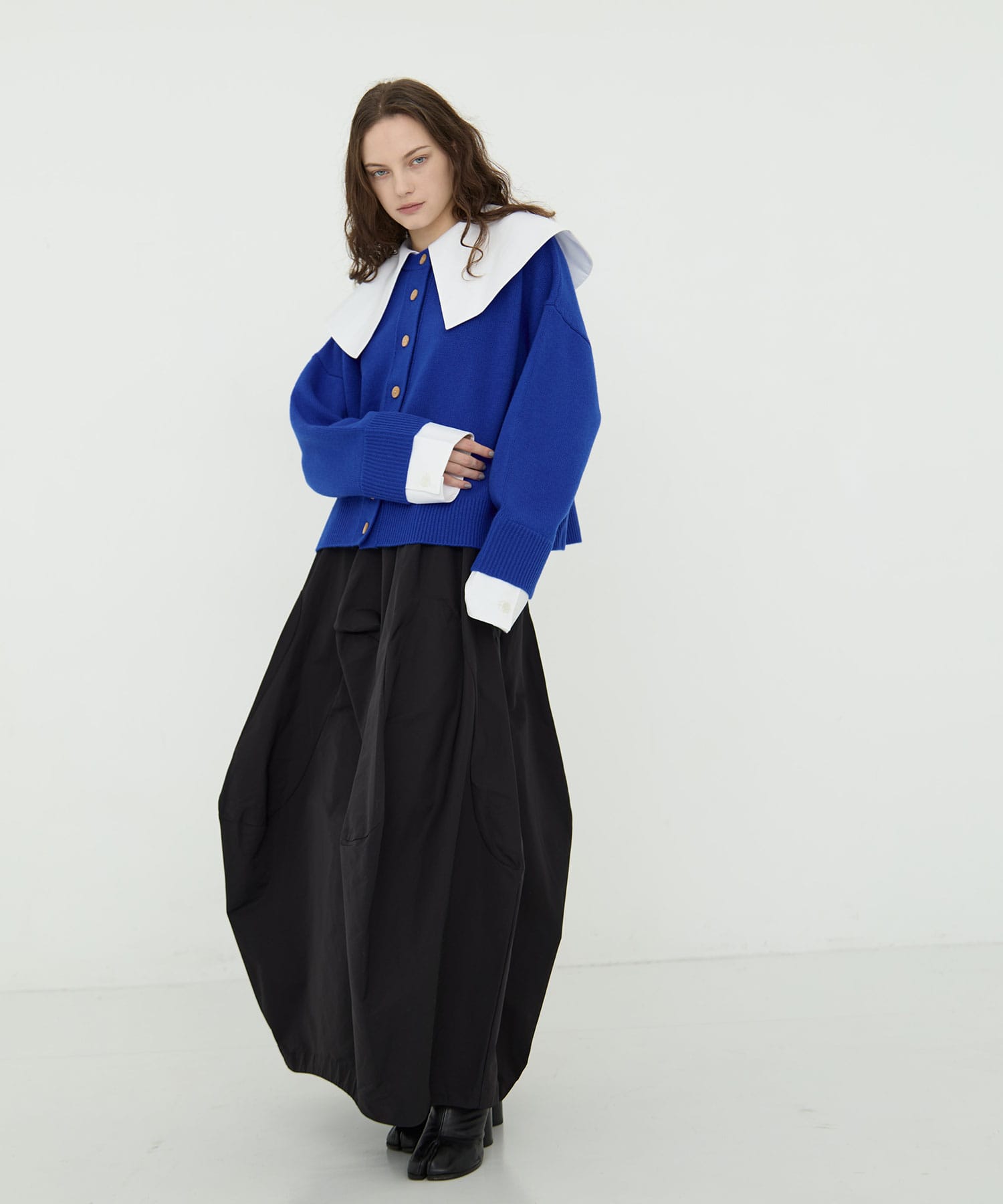 CLASSICAL COLLAR CARDIGAN ENFOLD