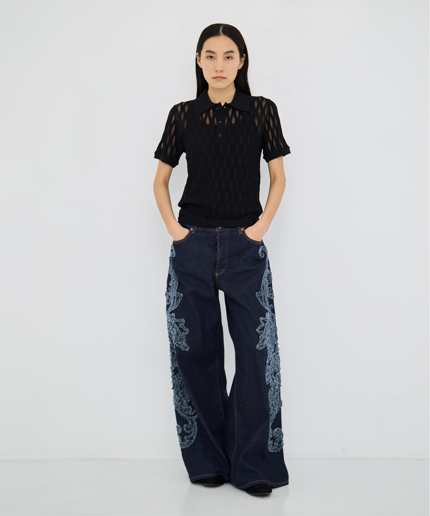 Denim Pants(刺繍) TAAKK