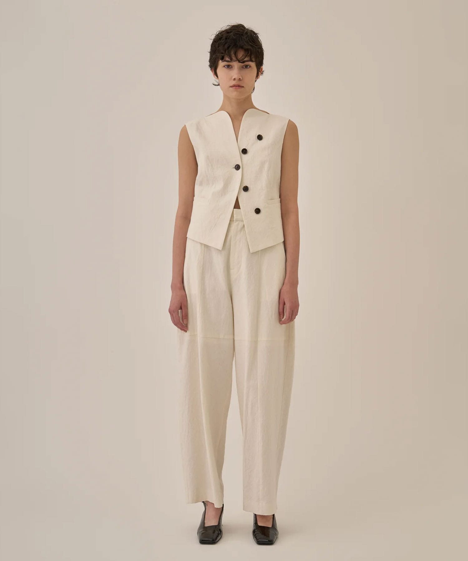 Miriam panel pants WH AKIRANAKA