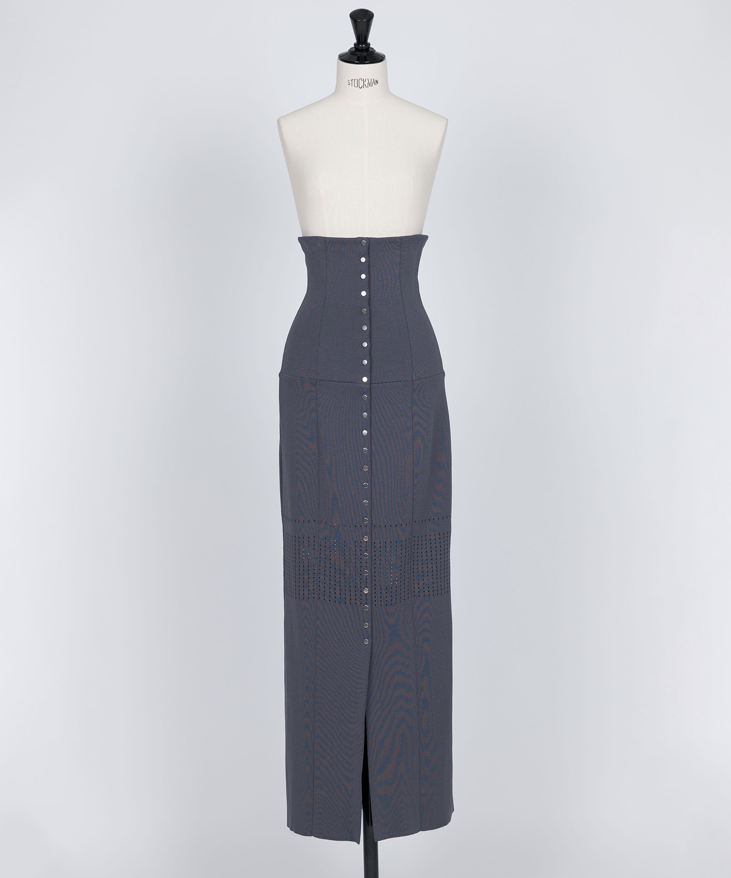 STRAPS KNIT LONG SKIRT FETICO