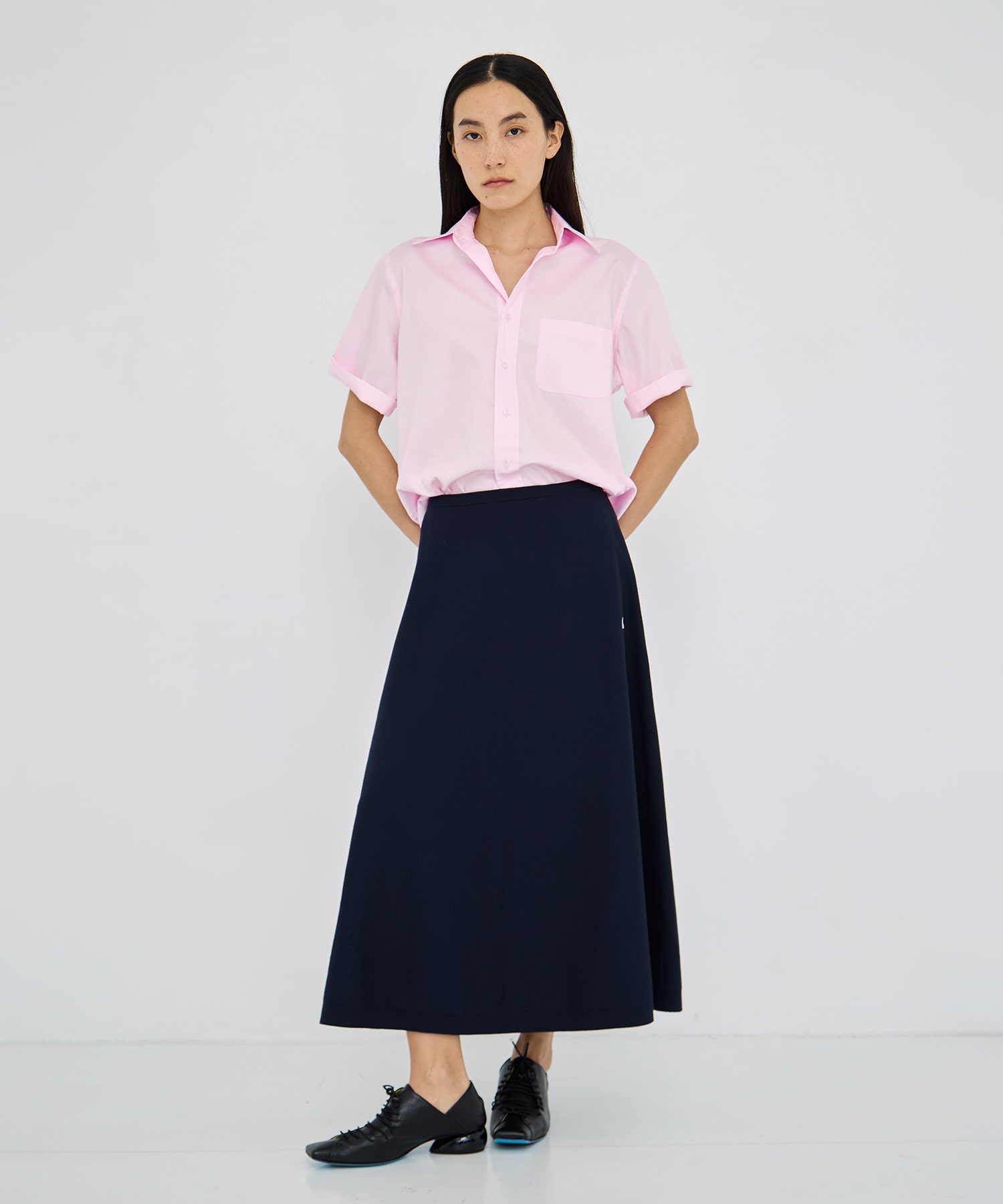 KNIT FLARE SKIRT MADISONBLUE