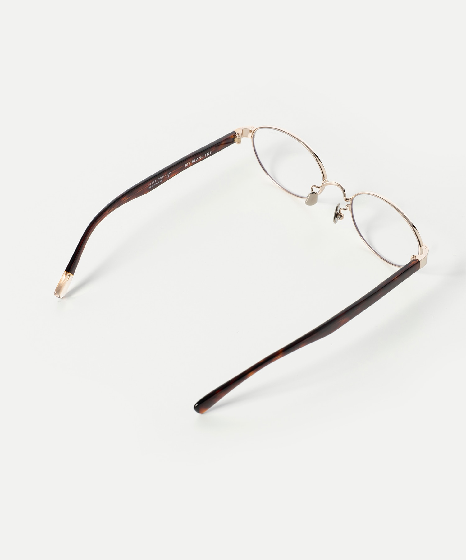 × BLANC METAL OVAL GLASSES FETICO