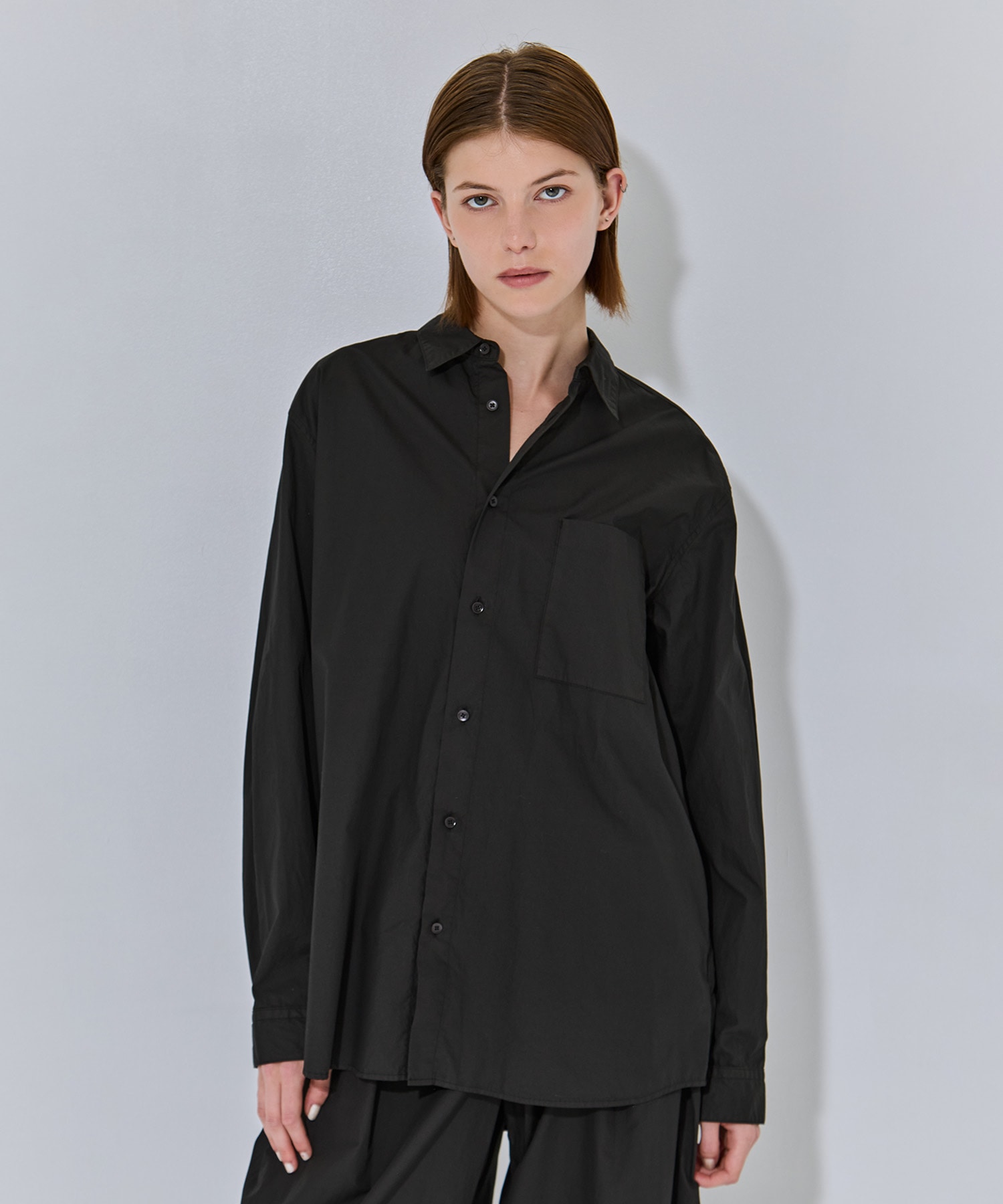 NATURAL DYED COTTON LAWN STANDARD SHIRT ATON