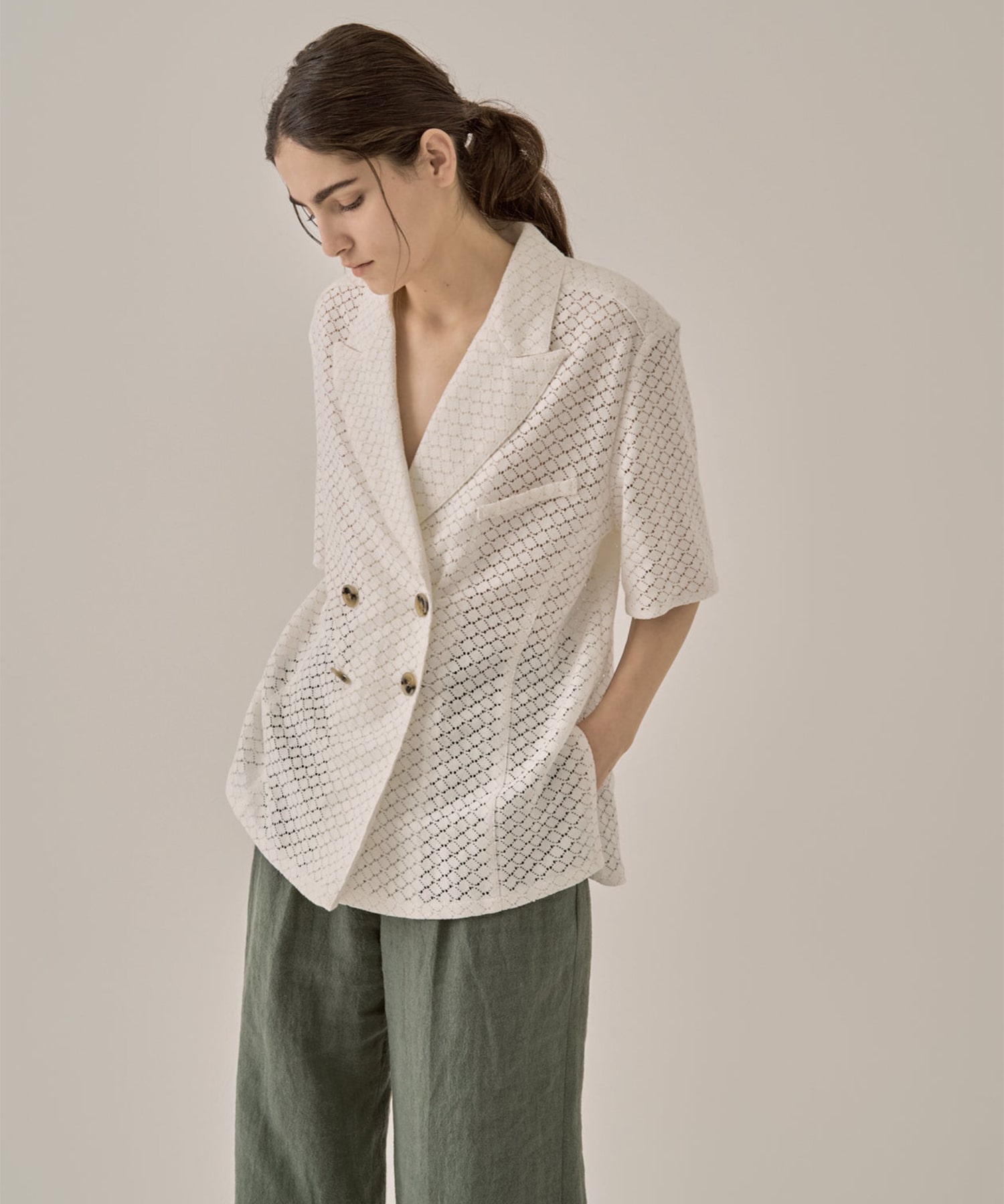 Sylvie lace shirts WH AKIRANAKA