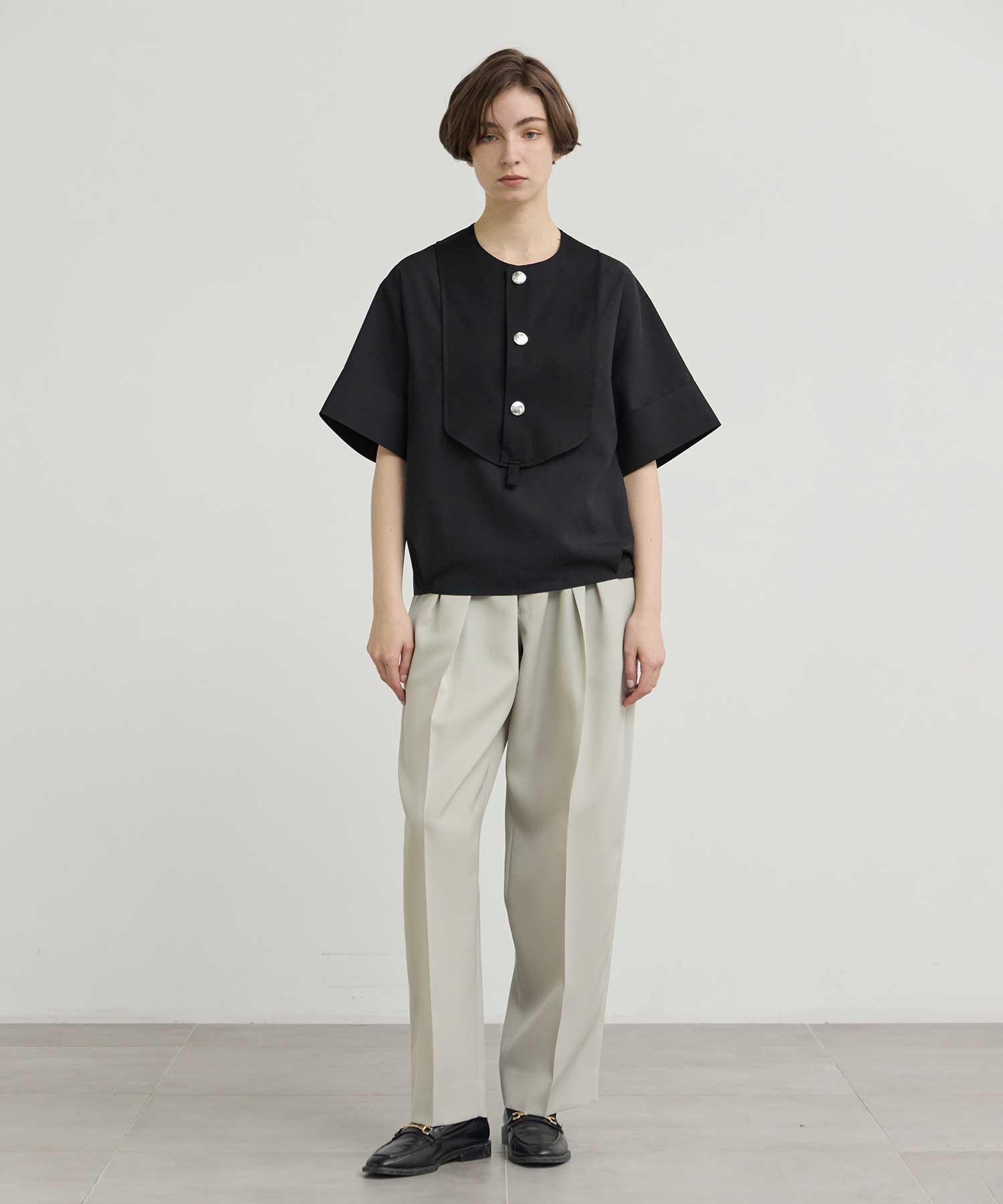 RERACS BIBIFRONT SHIRT SHORT SLEEVE THE RERACS