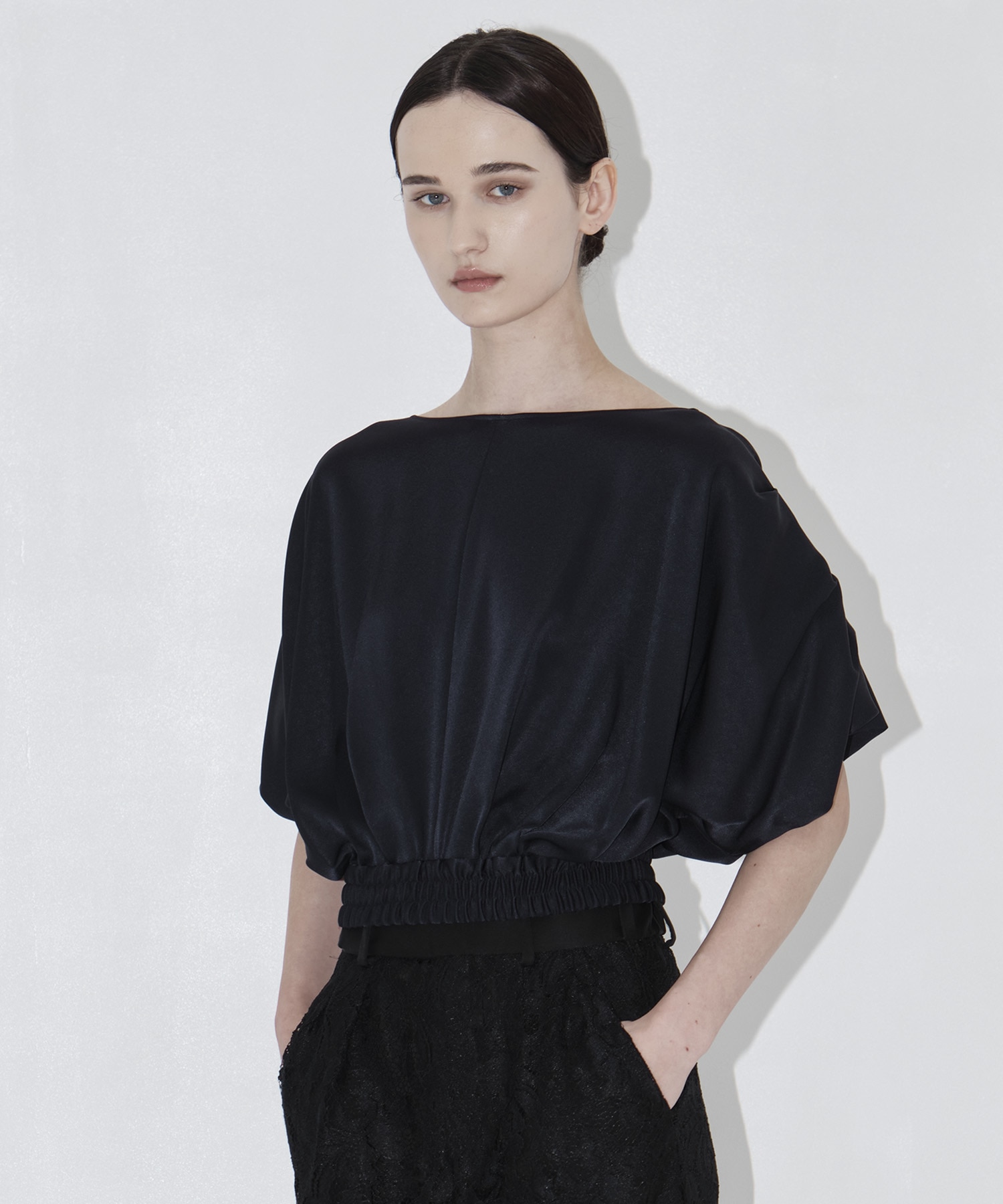 2way Satin Blouse THE TOKYO
