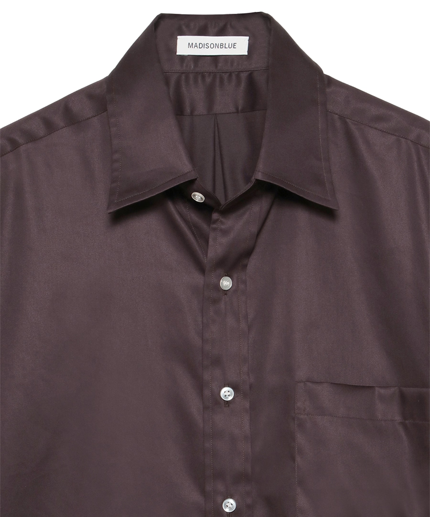 TRANE H/S SHIRT SATIN MADISONBLUE
