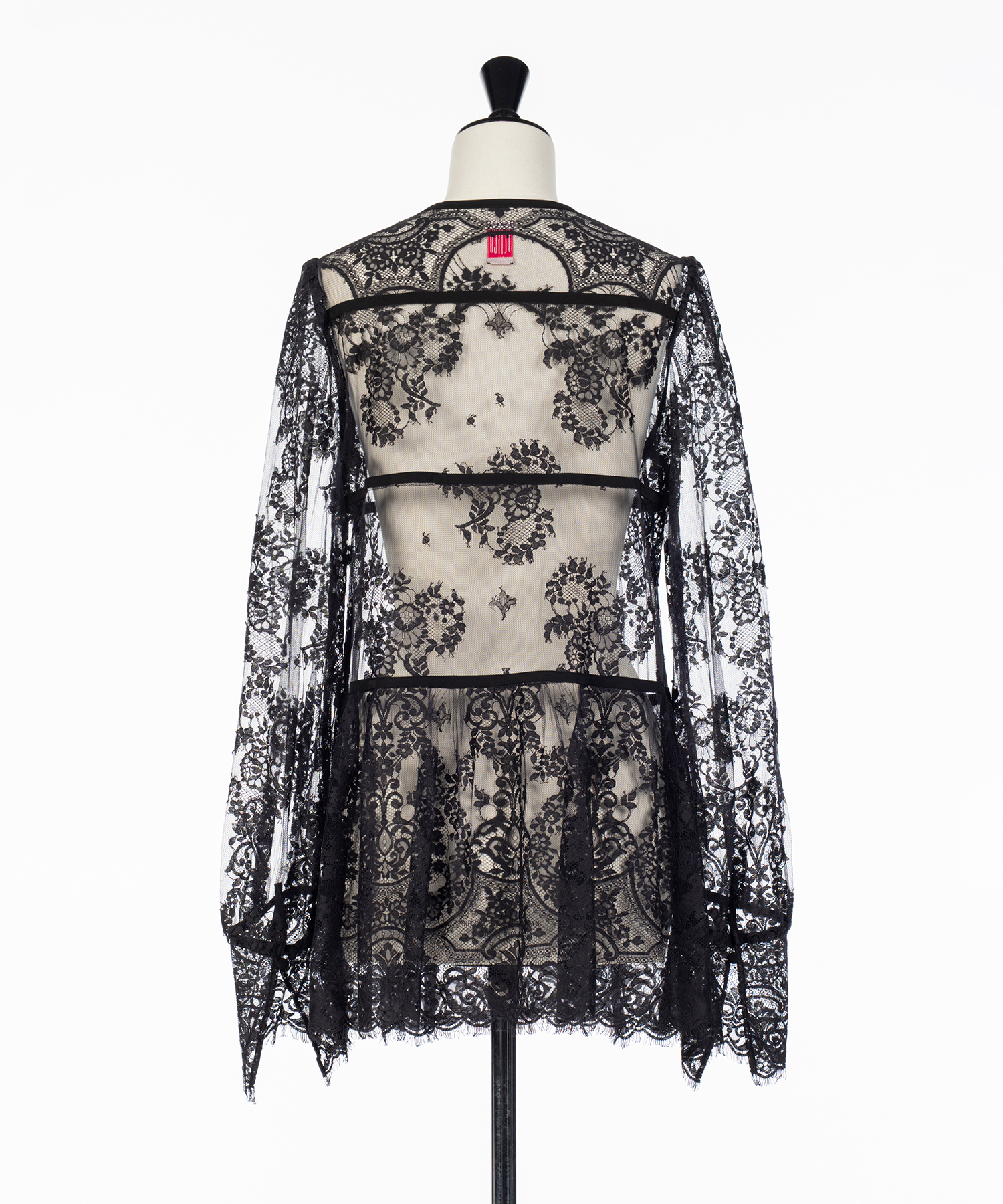 LACE GATHERED BLOUSE FETICO