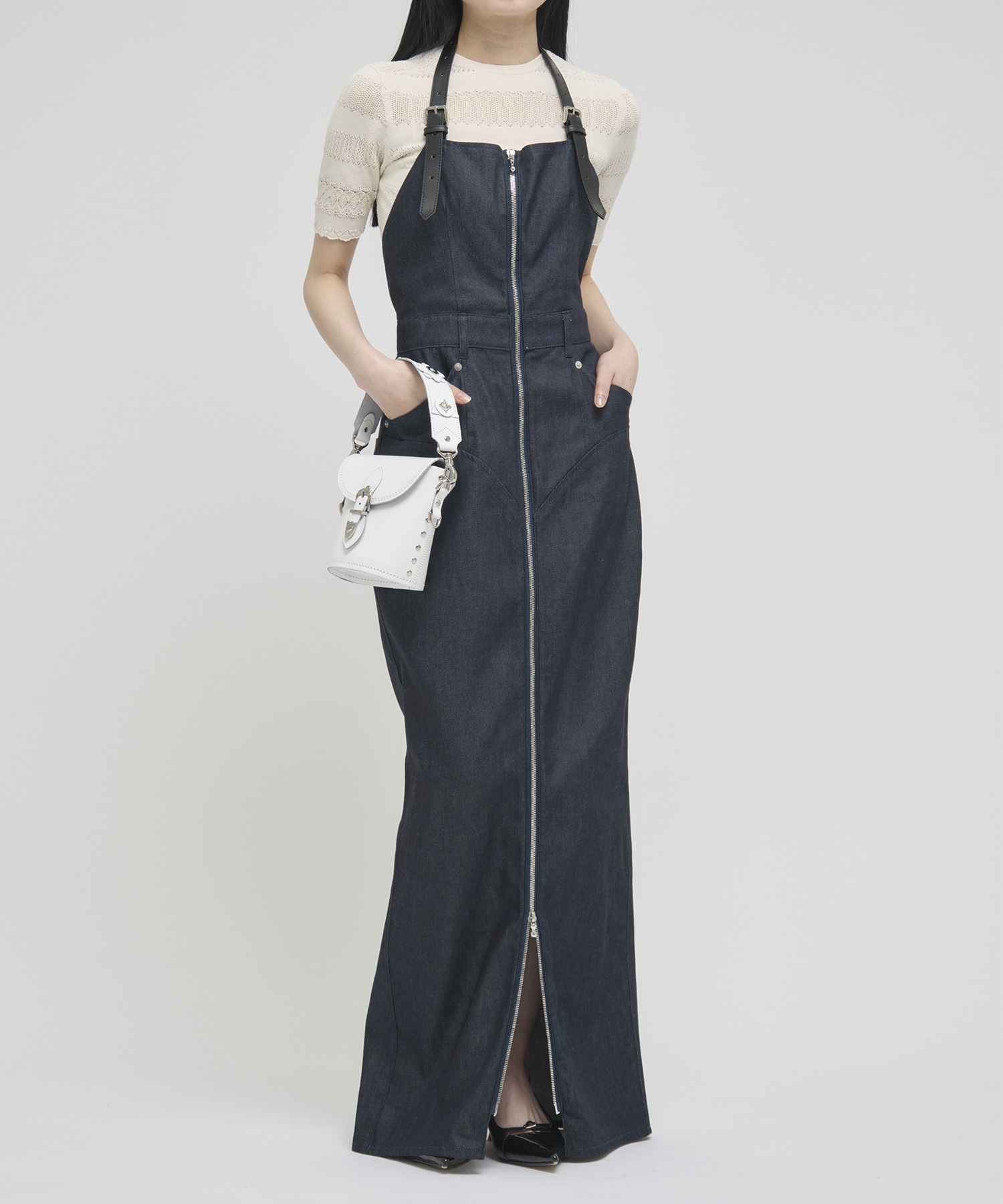 ORGANIC COTTON DENIM DRESS FETICO
