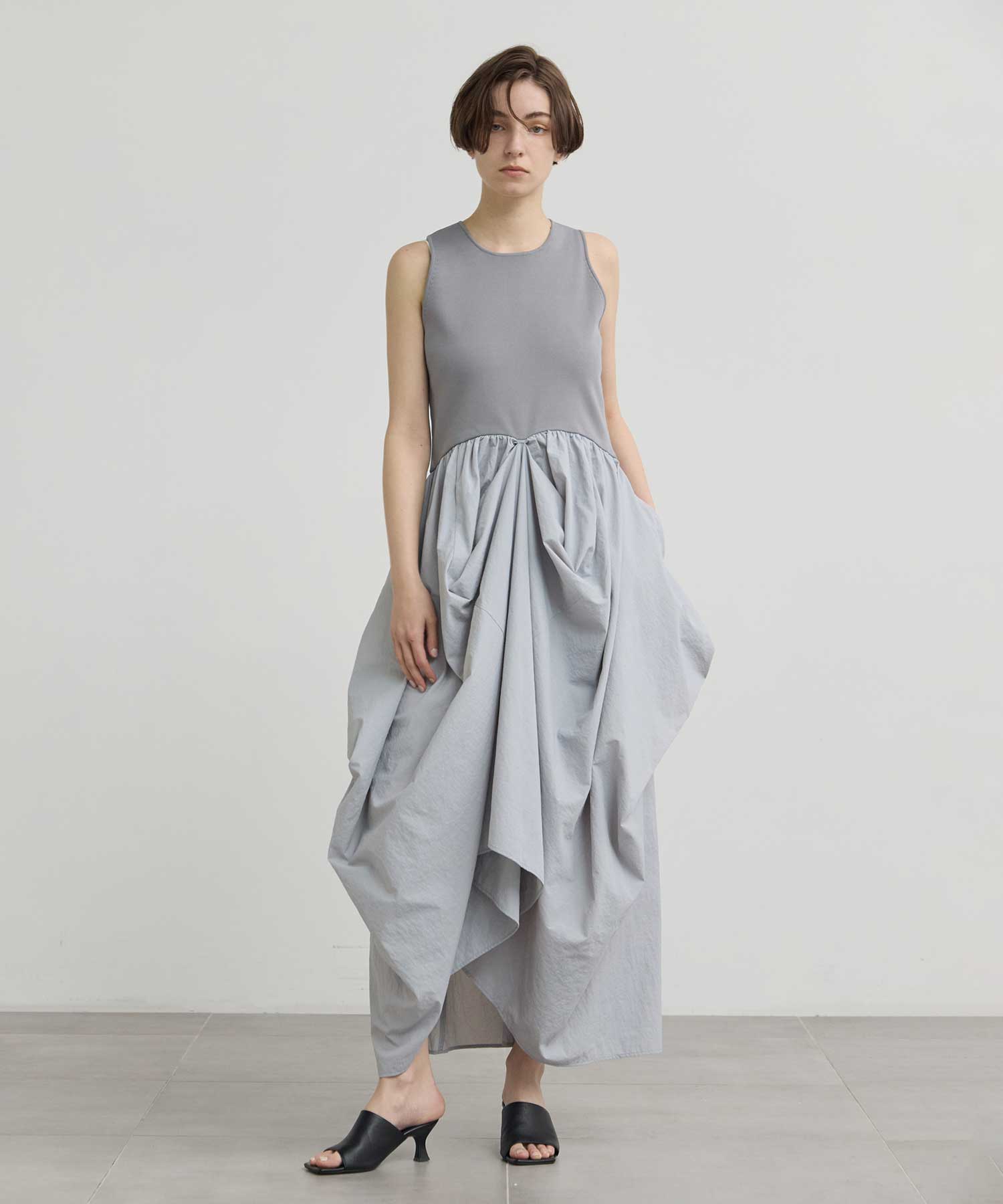 別注 docking cocoon dress Louren