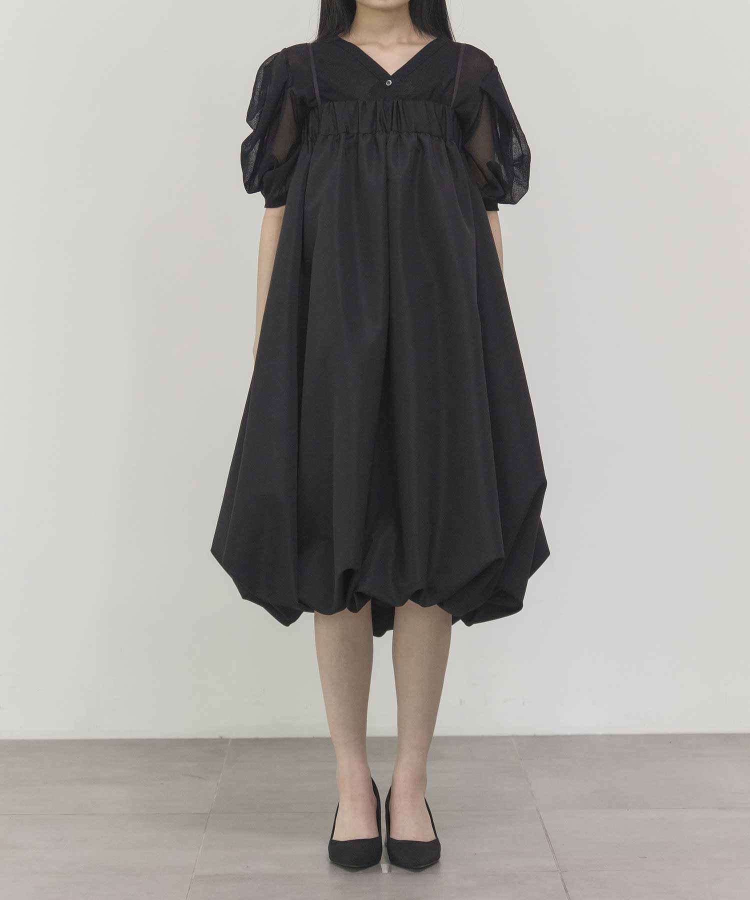 2way Balloon Bare Dress THE TOKYO
