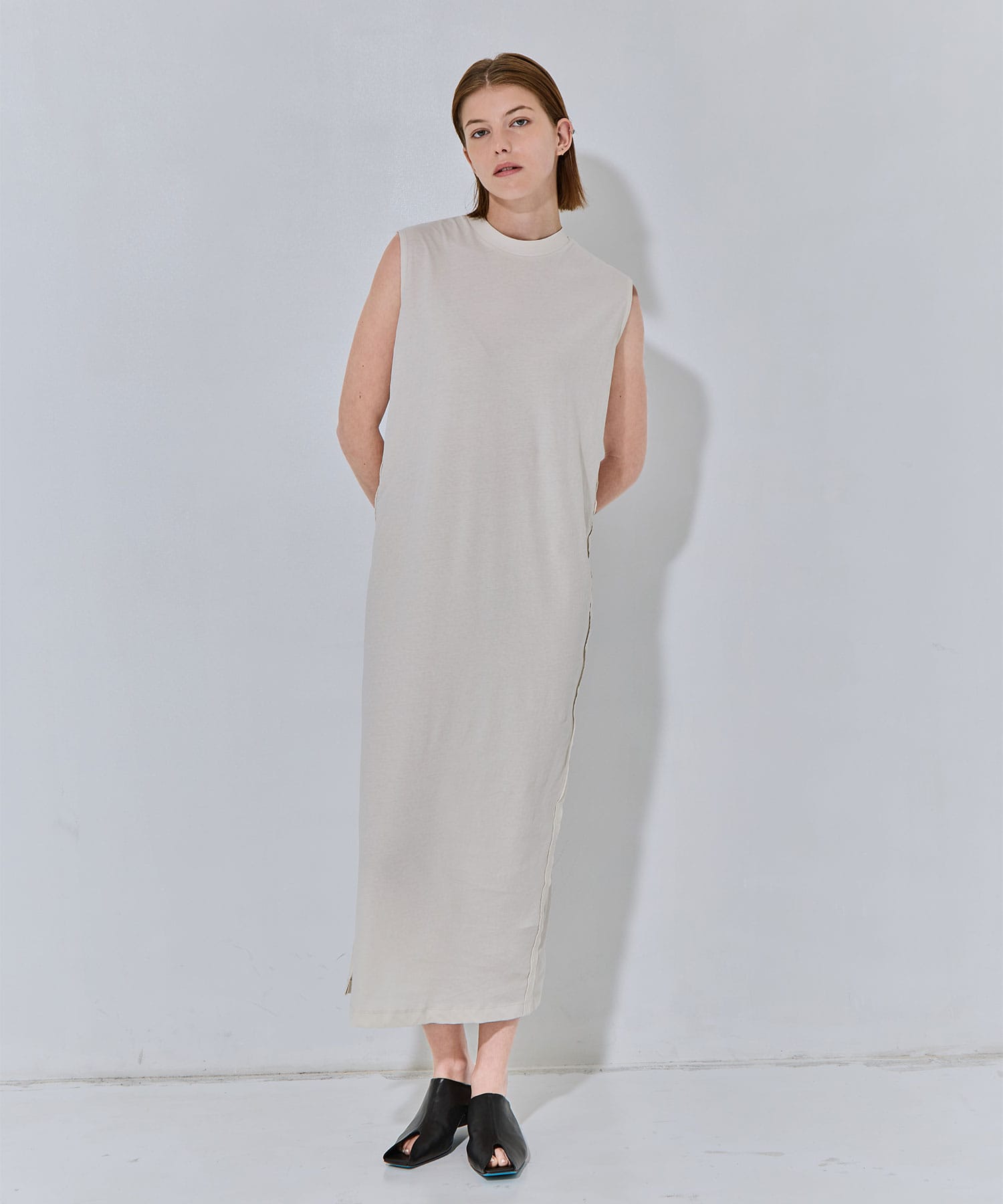 FRESCA NUBUCK TANK TOP DRESS ATON