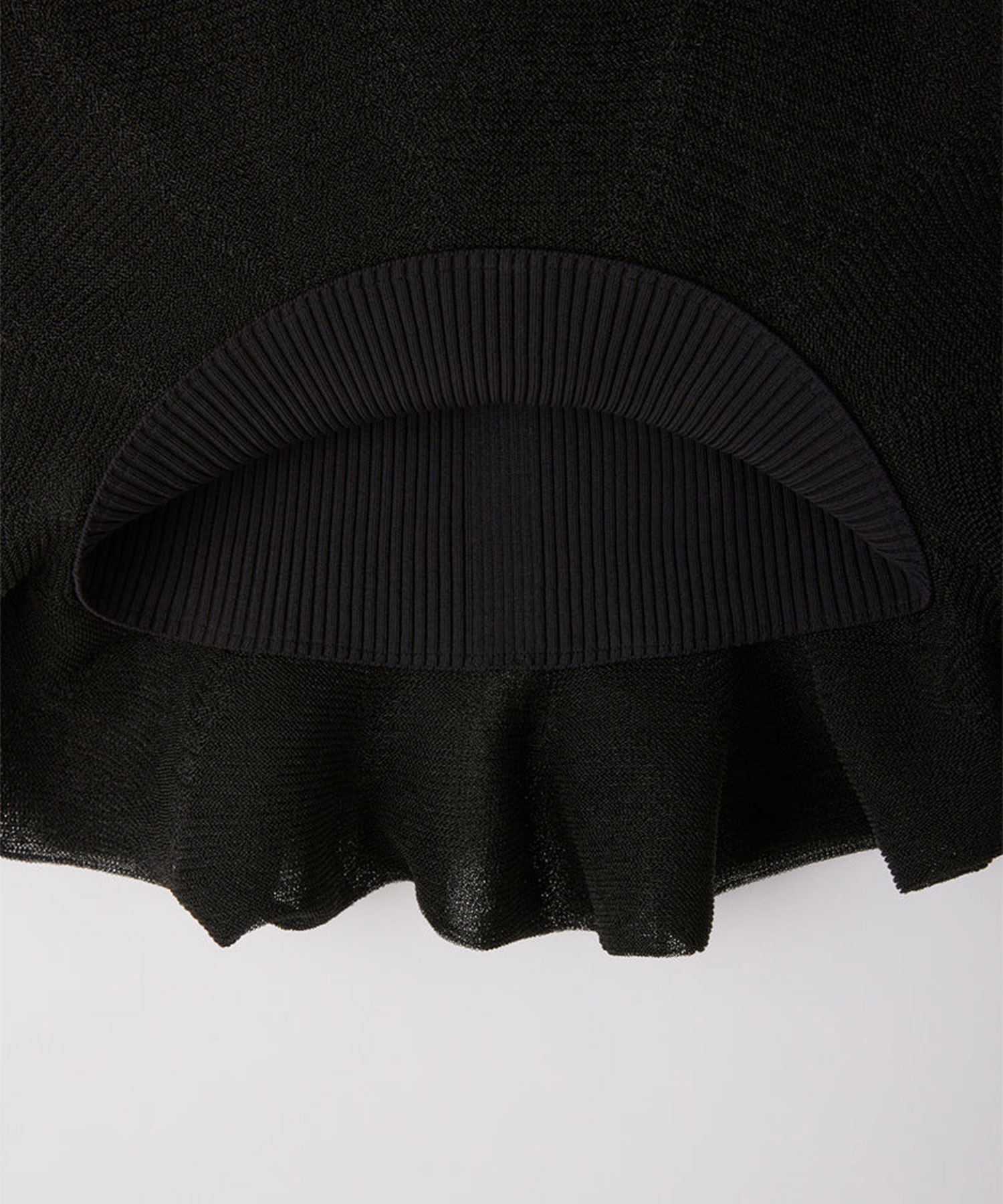 OVERWRAPPED POTTERY BUST FLARE SLEEVELESS DRESS CFCL