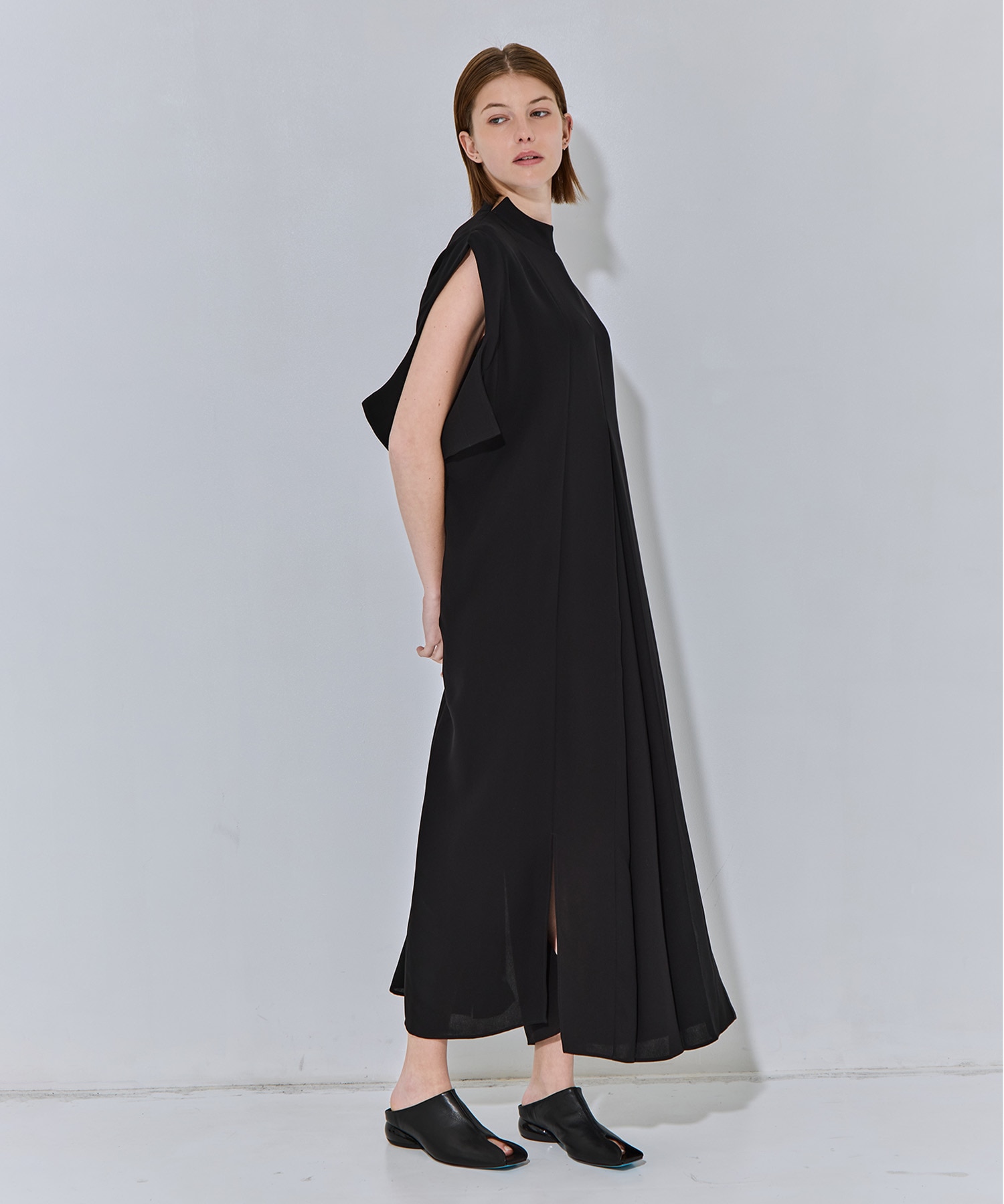 SHREDDER HEM DRESS ENFOLD