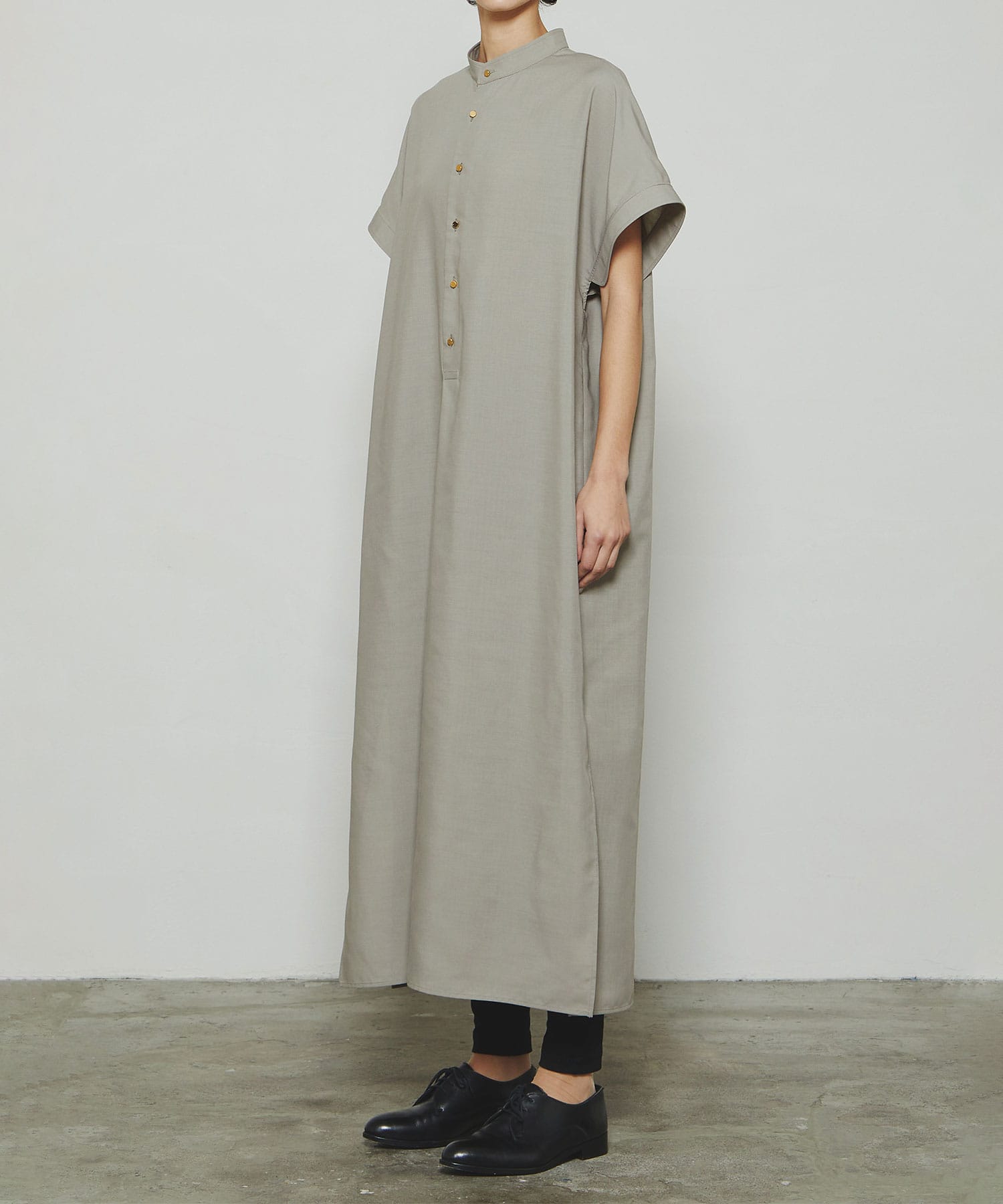 RERACS FRONT TUCK POLO DRESS SLEEVELESS THE RERACS