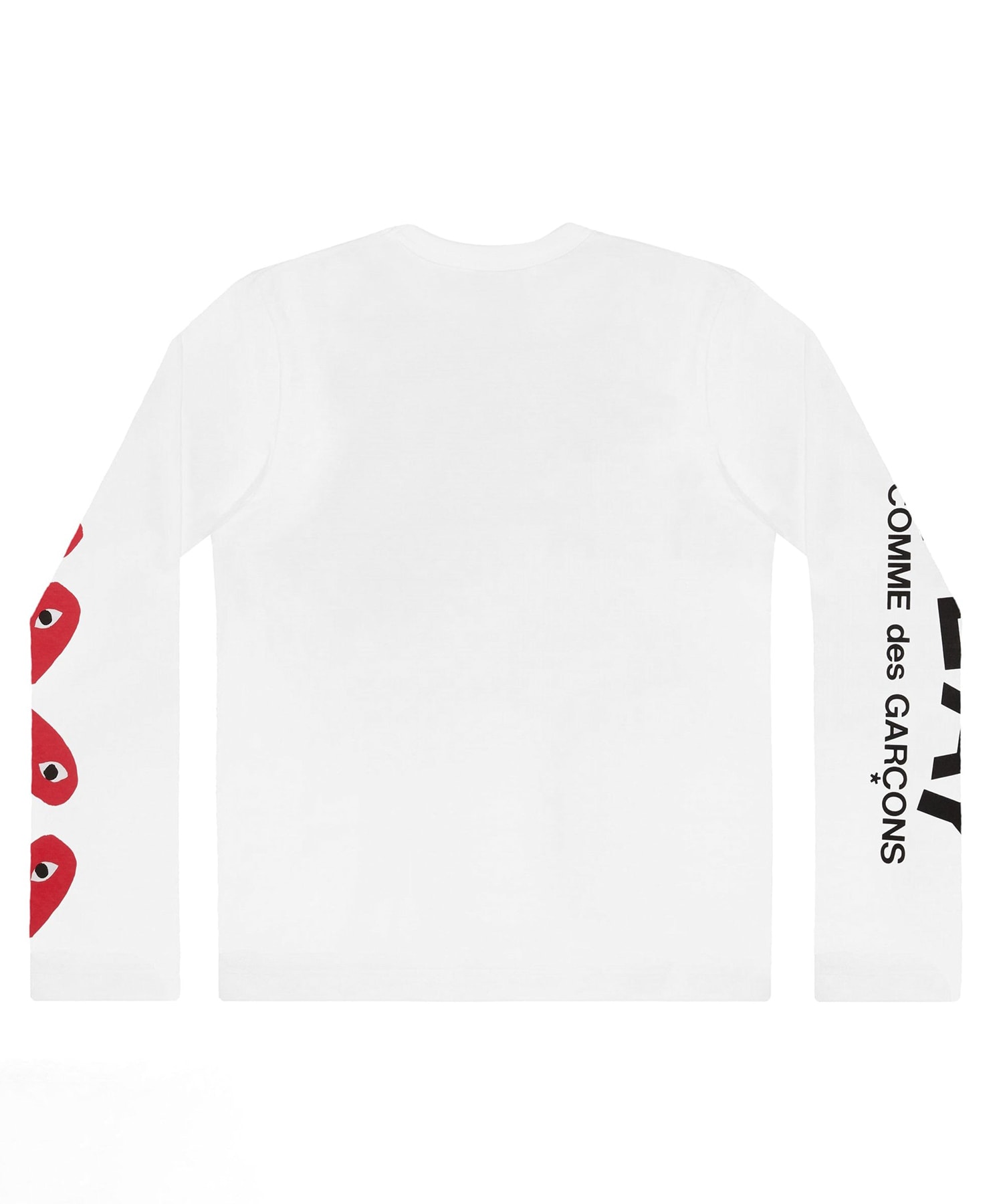 T-SHIRT PLAY LONG SLEEVE SLEEVE PRINT PLAY Comme des Garcons