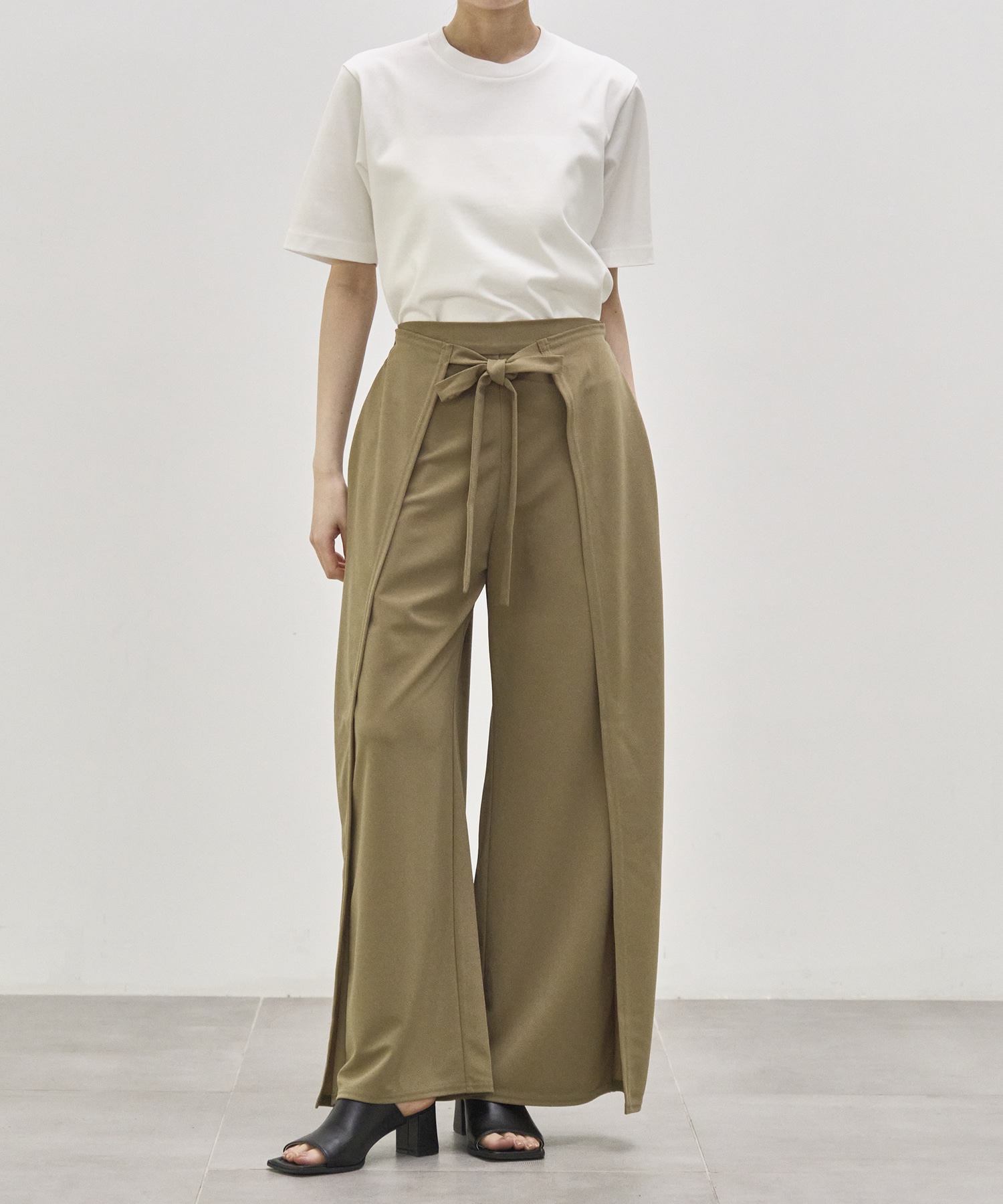 LUELLA WIDE-LEG WRAP TROUSERS COGTHEBIGSMOKE
