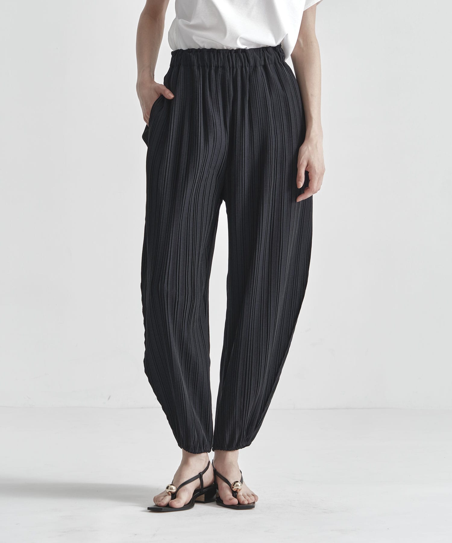 pleats easy pants IIROT