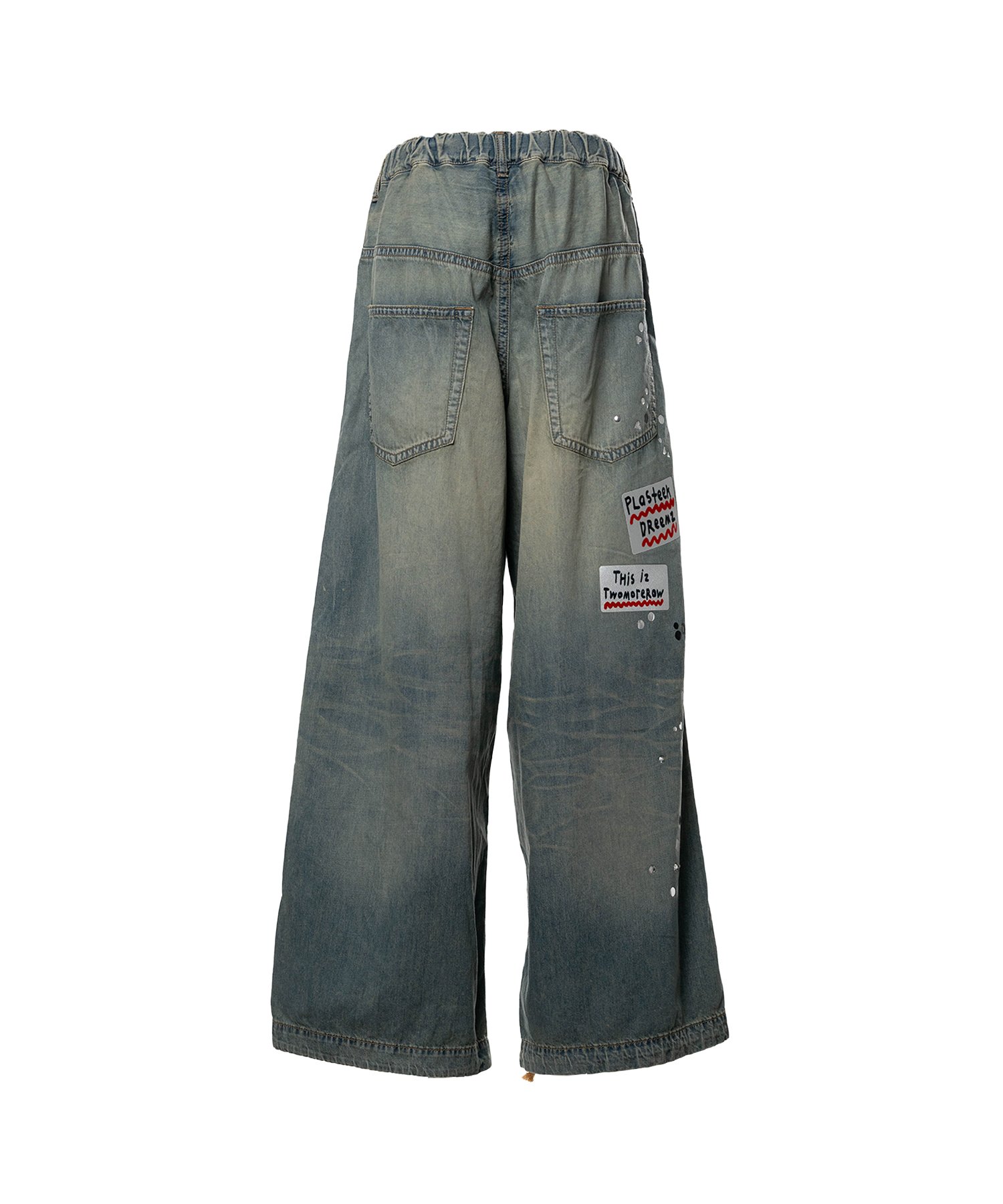 DENIM STICKER PANTS Maison MIHARA YASUHIRO