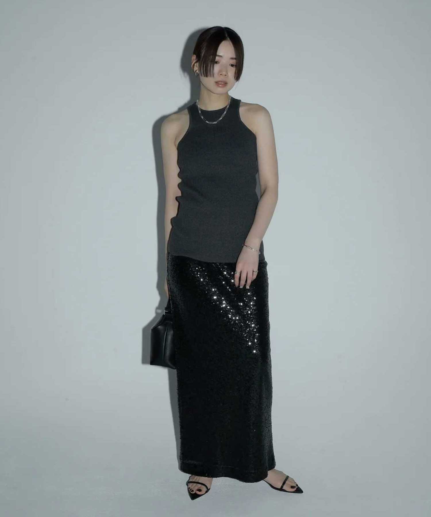 glitter pencil skirt Louren