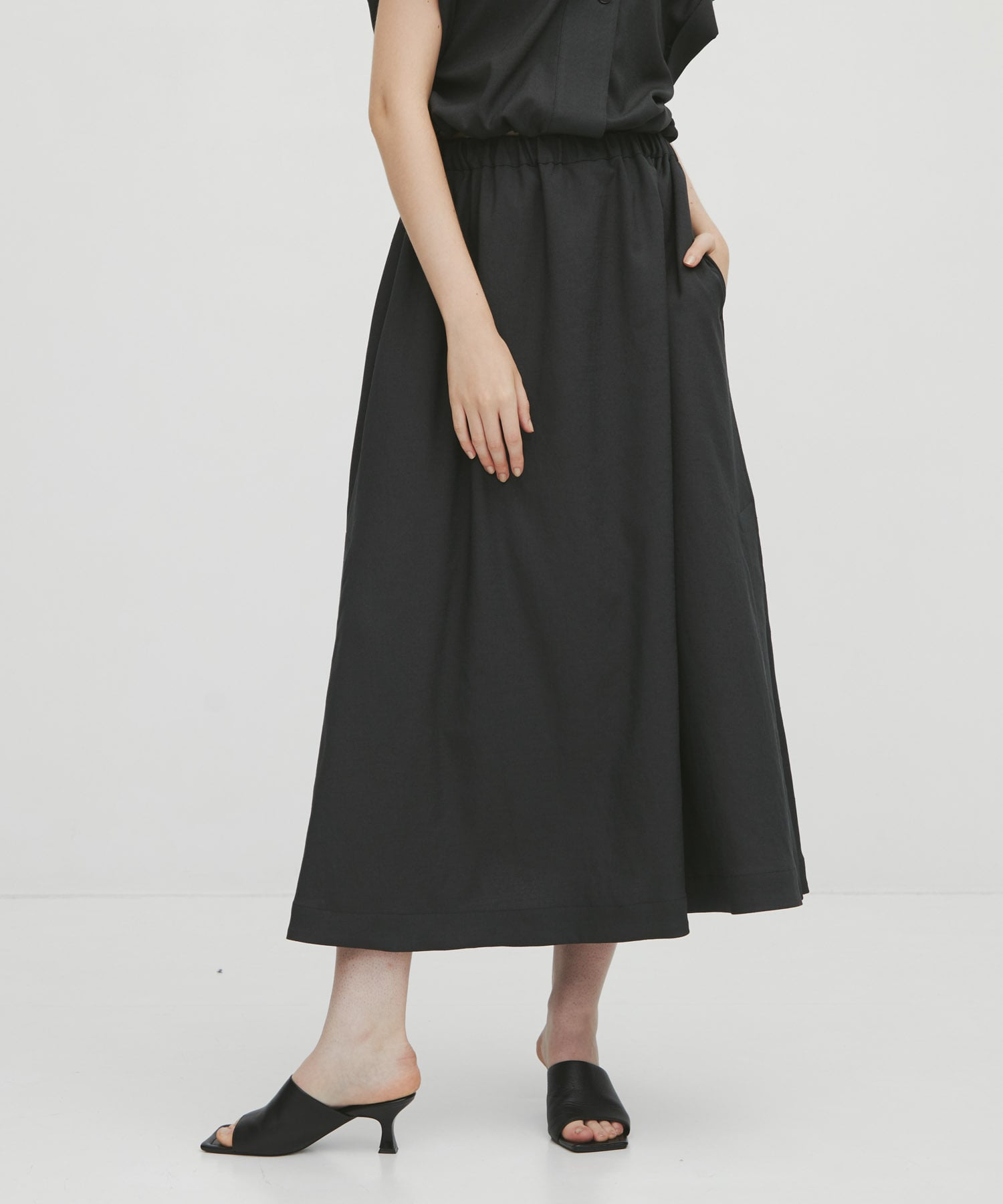 Waist Gather Flare Skirt THE TOKYO