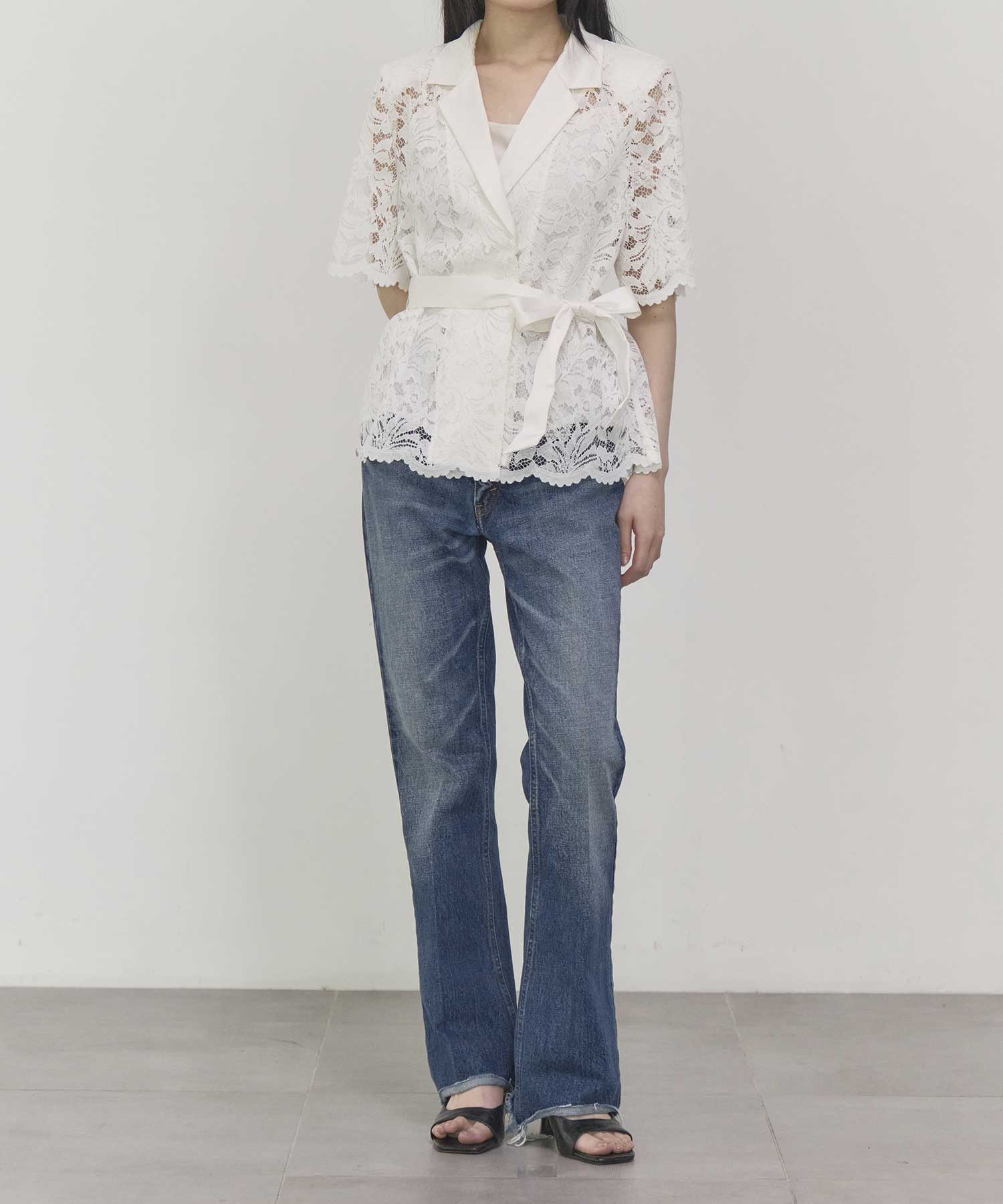 Harf Sleeve Lace Jacket THE TOKYO
