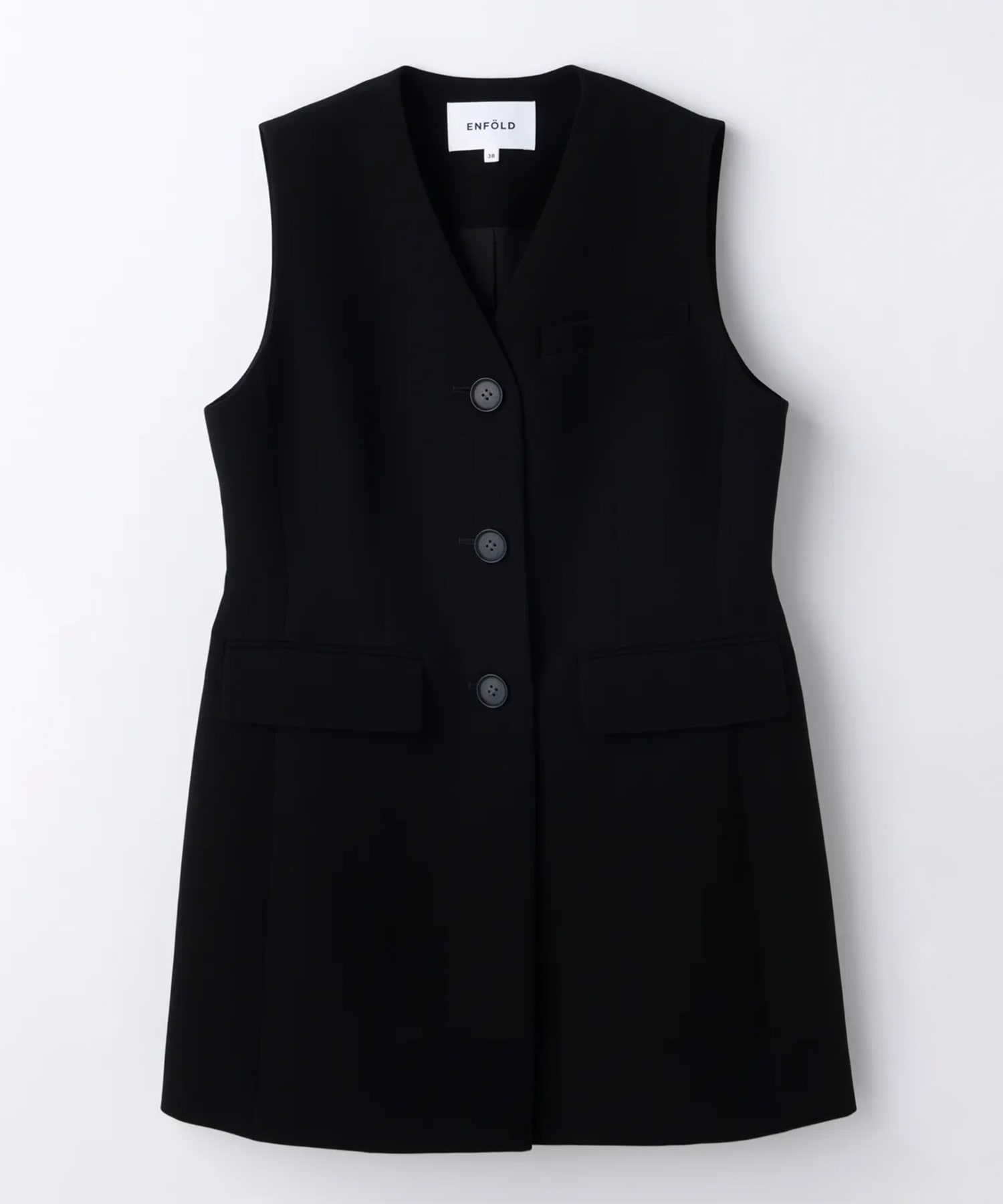 V-NECK VEST ENFOLD