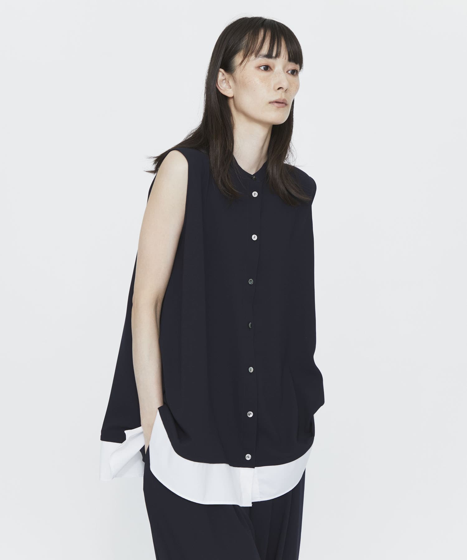 LAYERED A-LINE TANK-TOPS ENFOLD