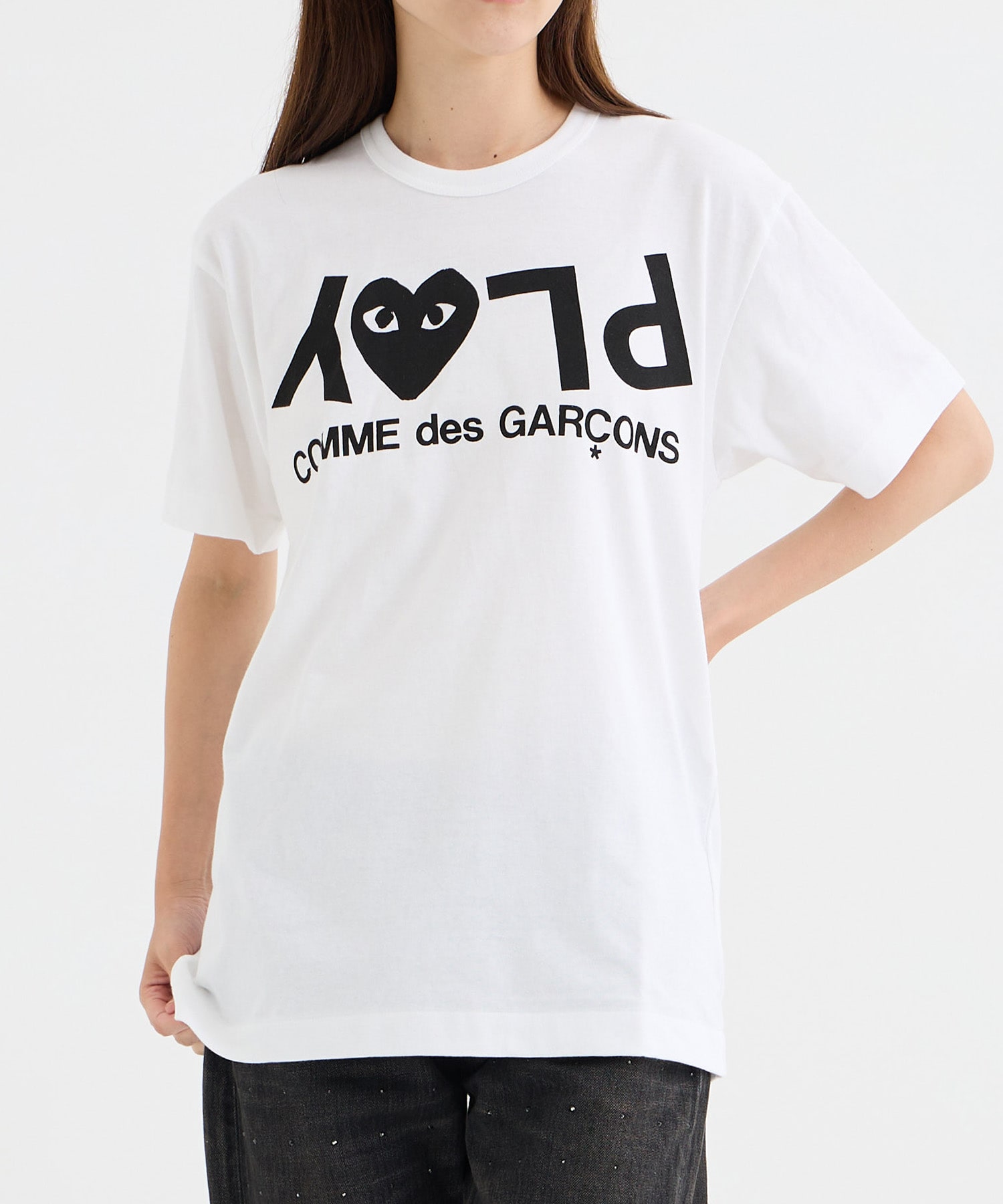 T-SHIRT LOGO PRINT PLAY LOGO PLAY Comme des Garcons