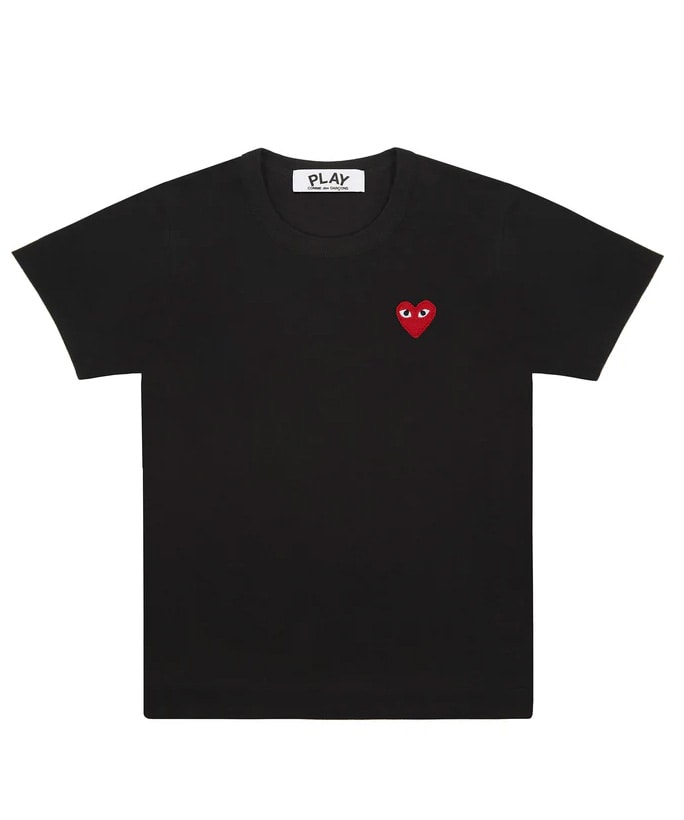 T-SHIRT RED EMBLEM RED HEART PLAY Comme des Garcons
