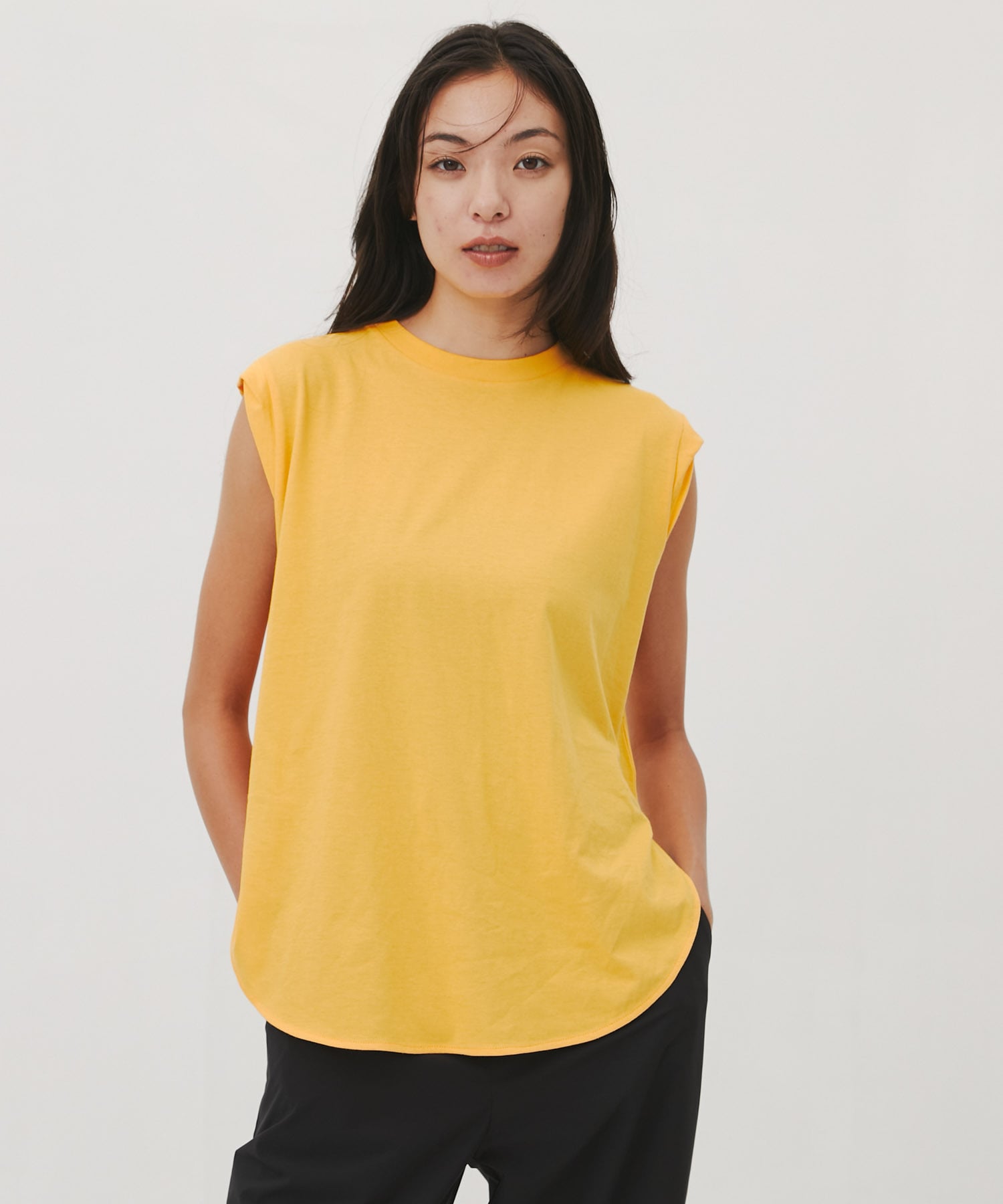 round-hem tank top nagonstans