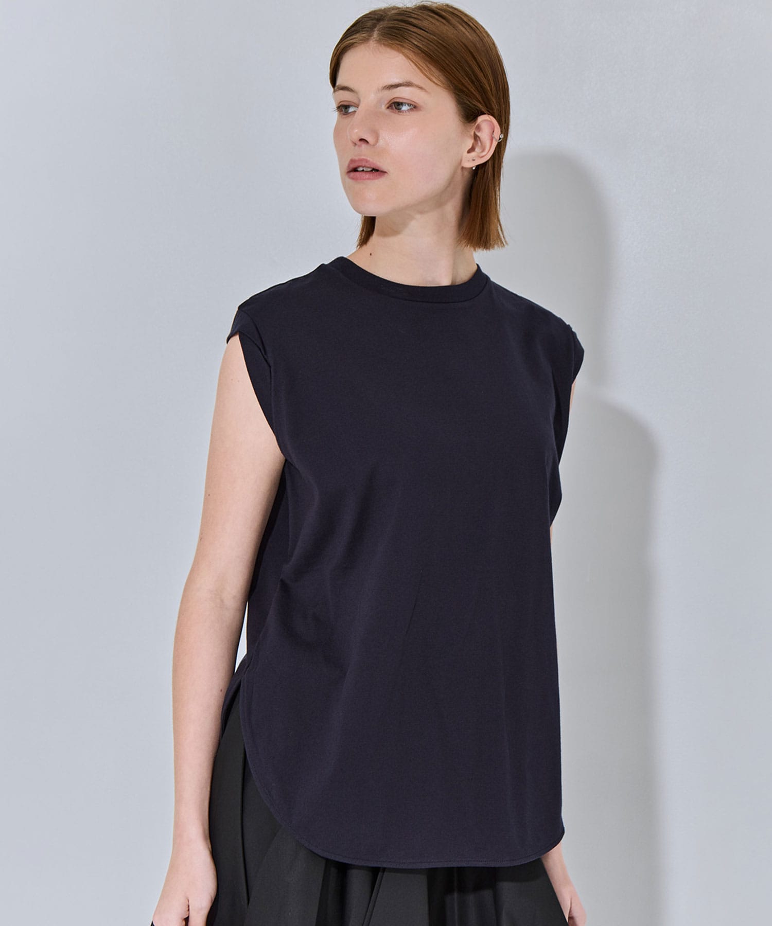 round-hem tank top nagonstans