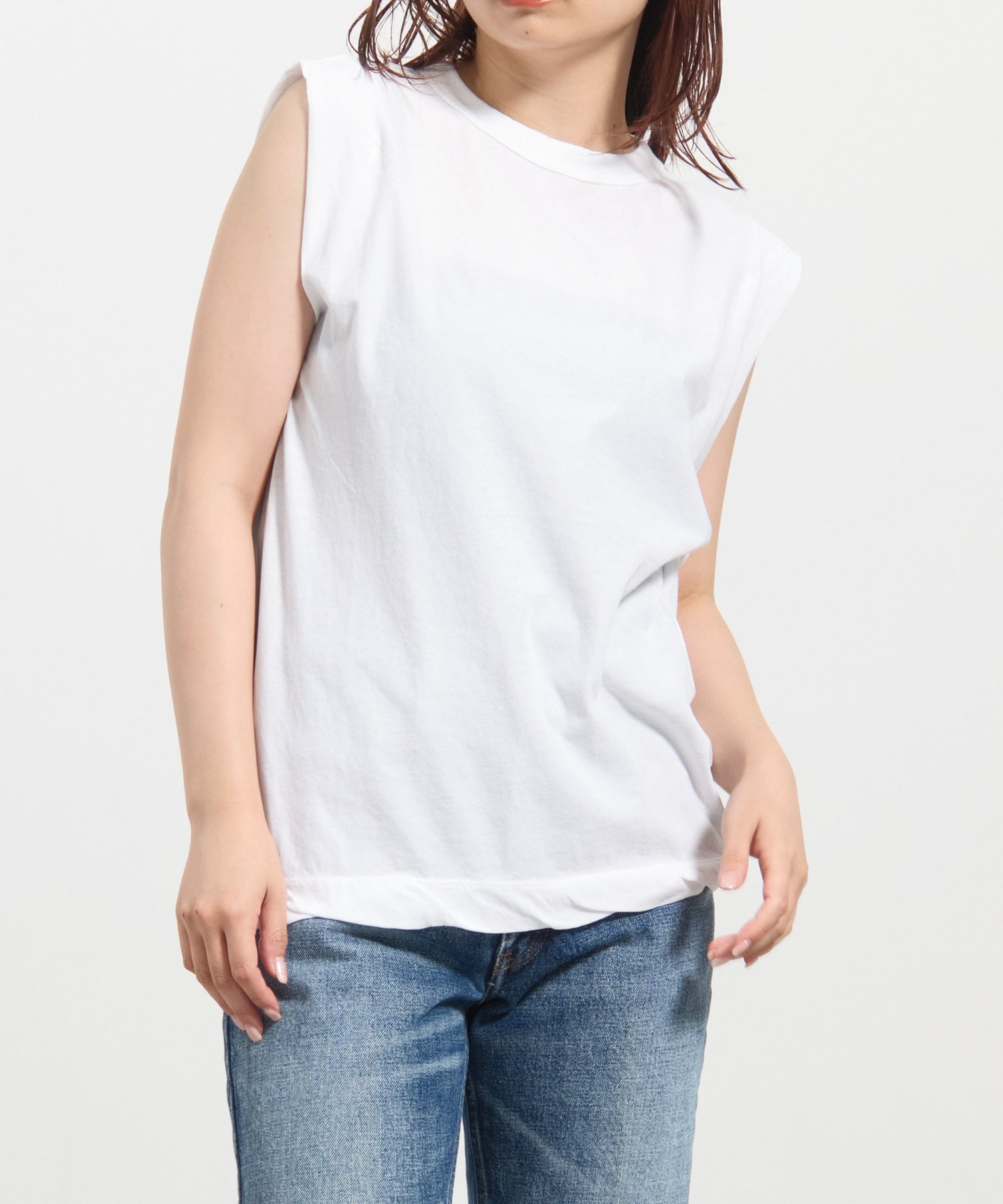 FRESCA SINGLE JERSEY TANK TOP ATON