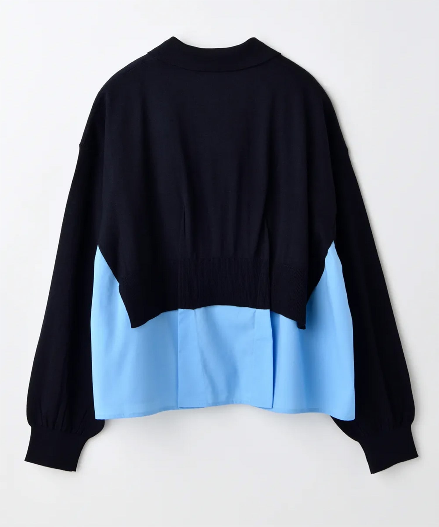 FAKE-LAYERED CARDIGAN ENFOLD