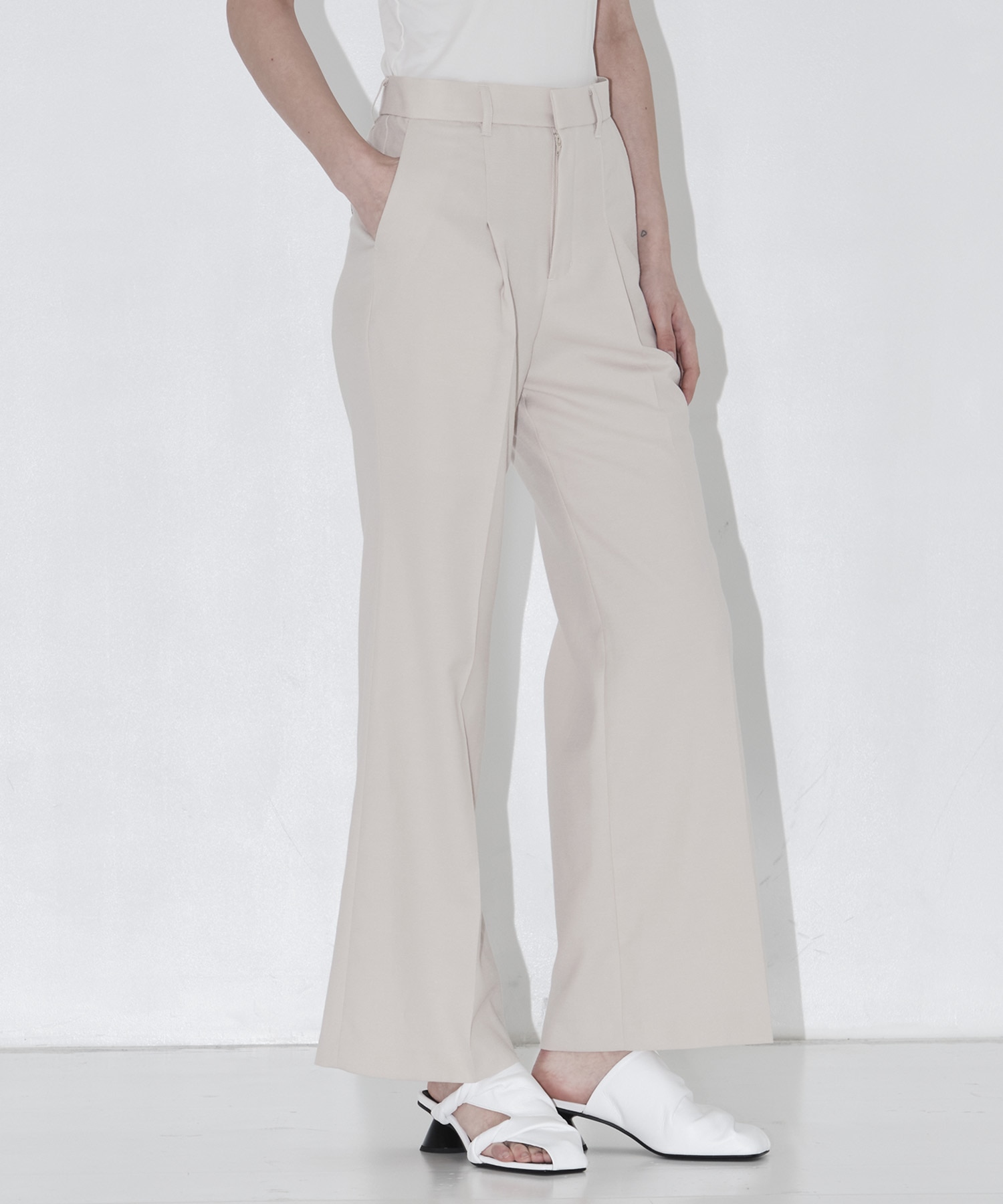 EX.Straight Flare Pants AKIRANAKA
