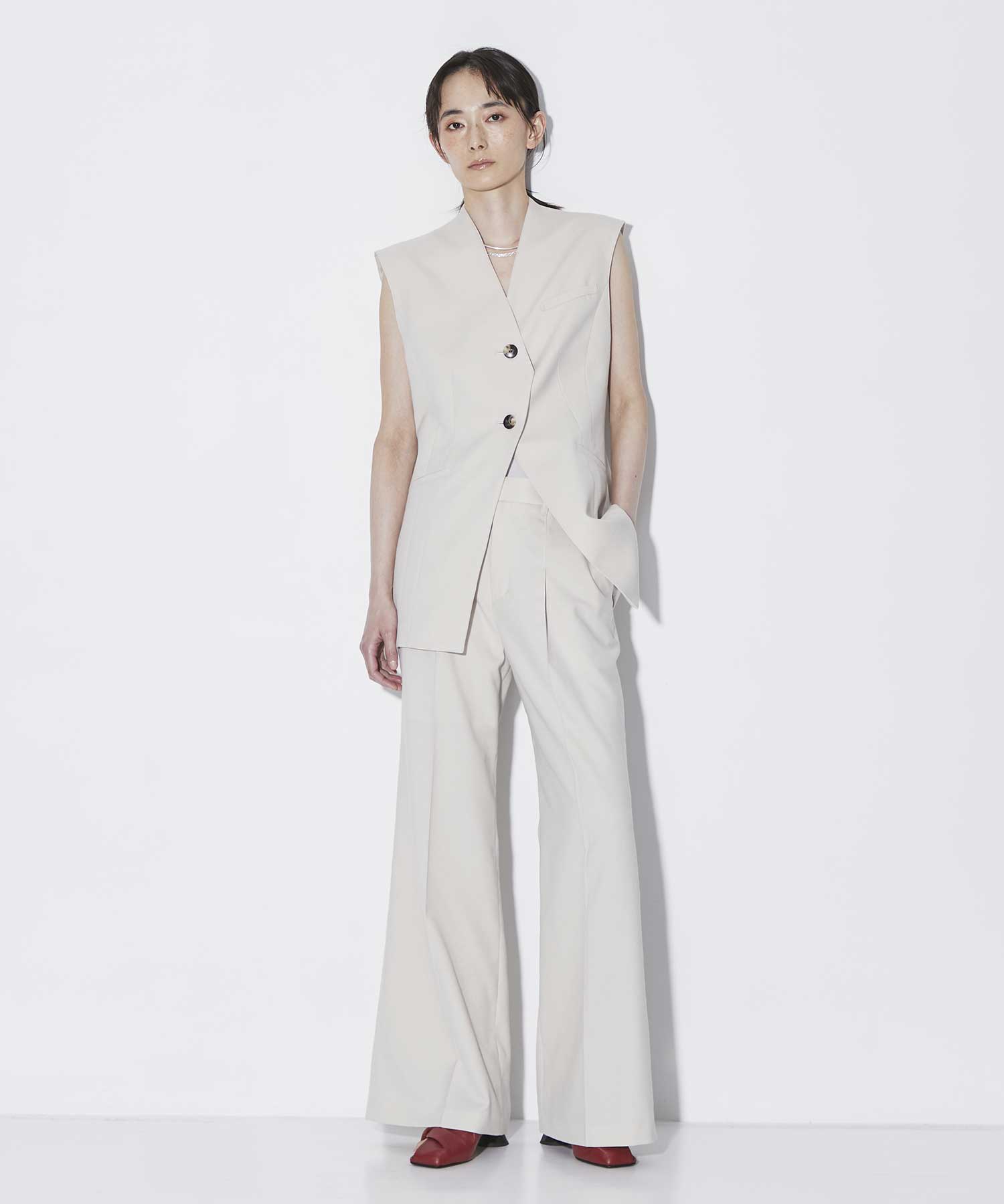EX.Straight Flare Pants AKIRANAKA